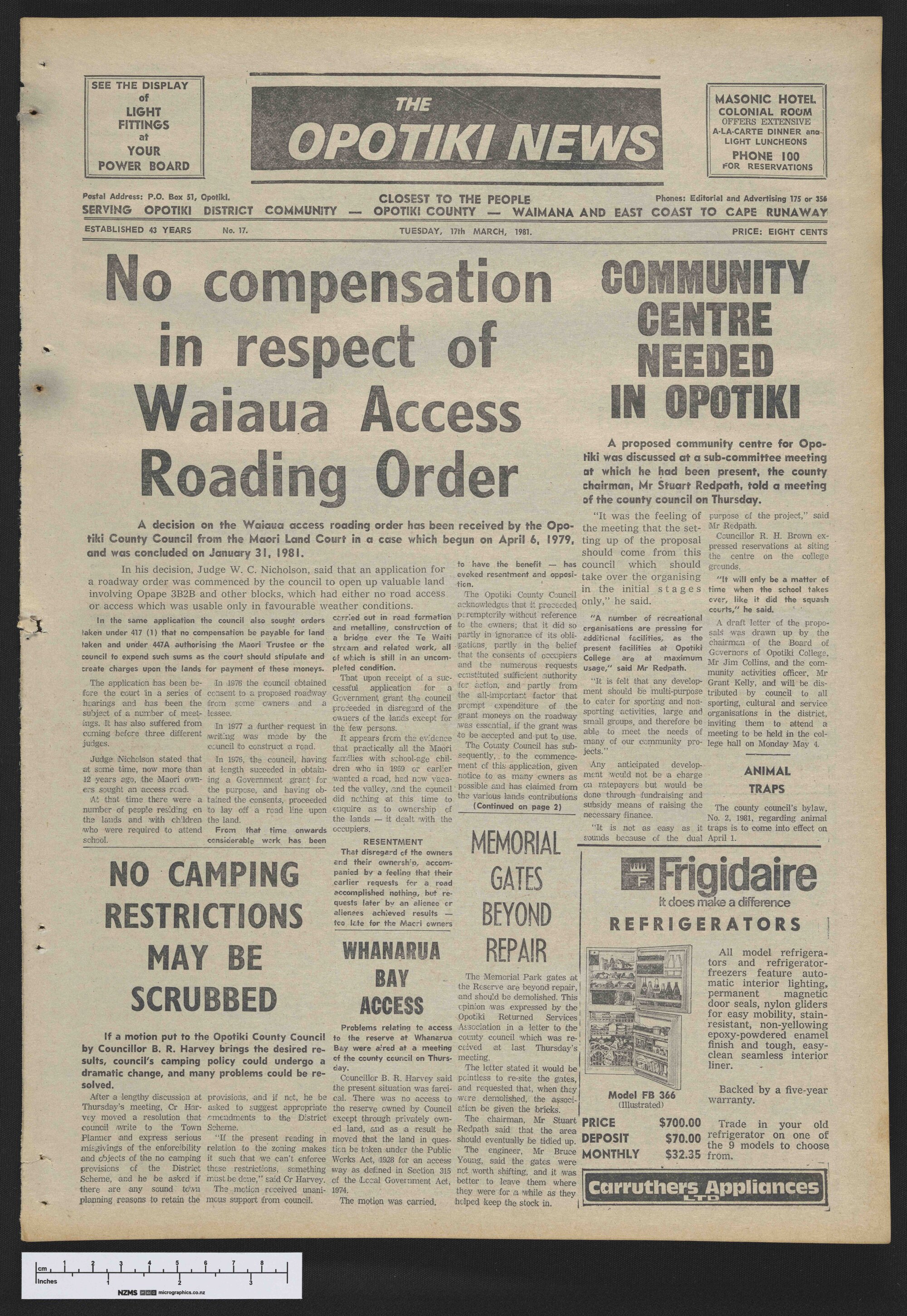 1981-03-17 Opotiki News