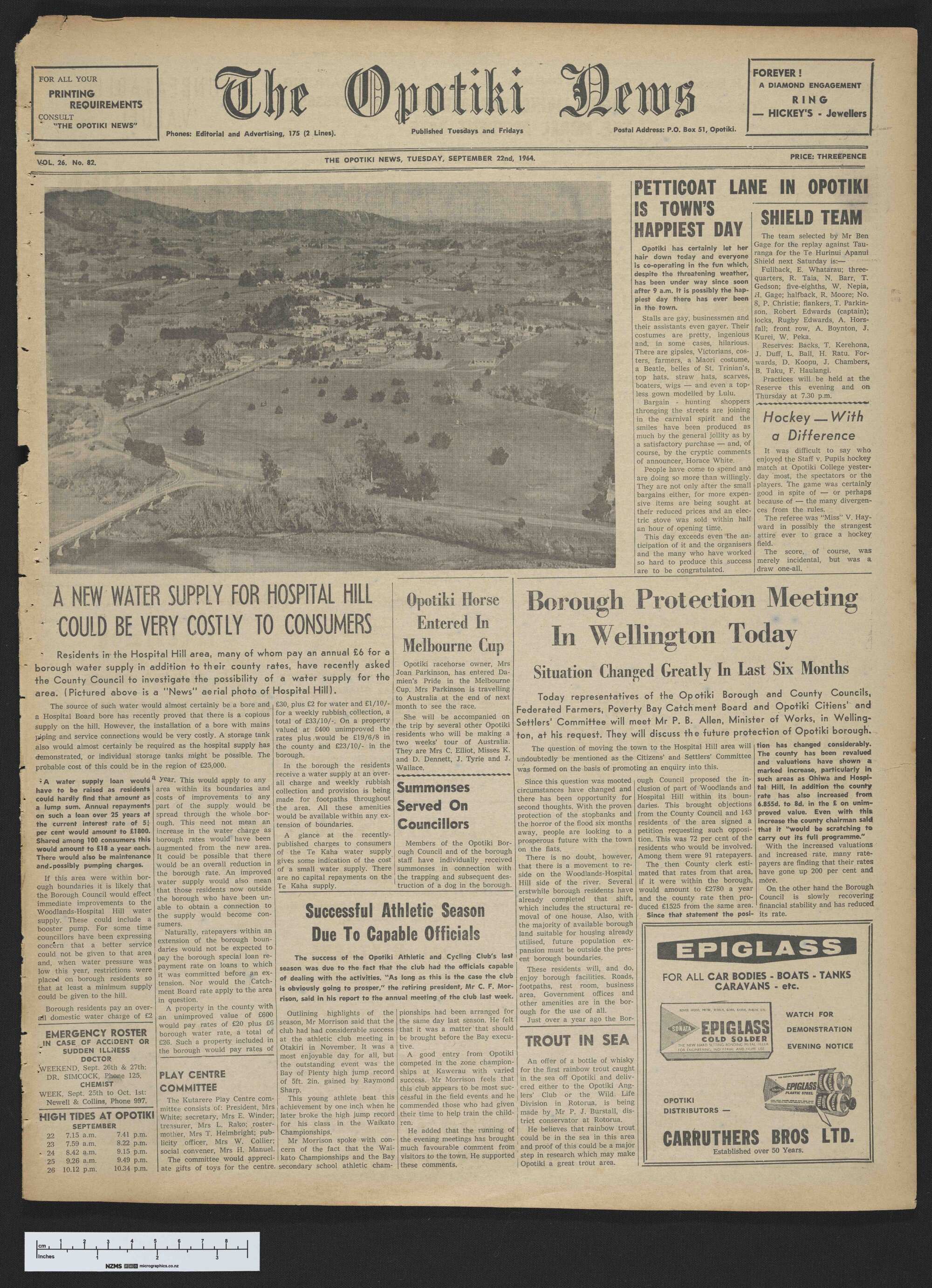 1964-09-22 Opotiki News