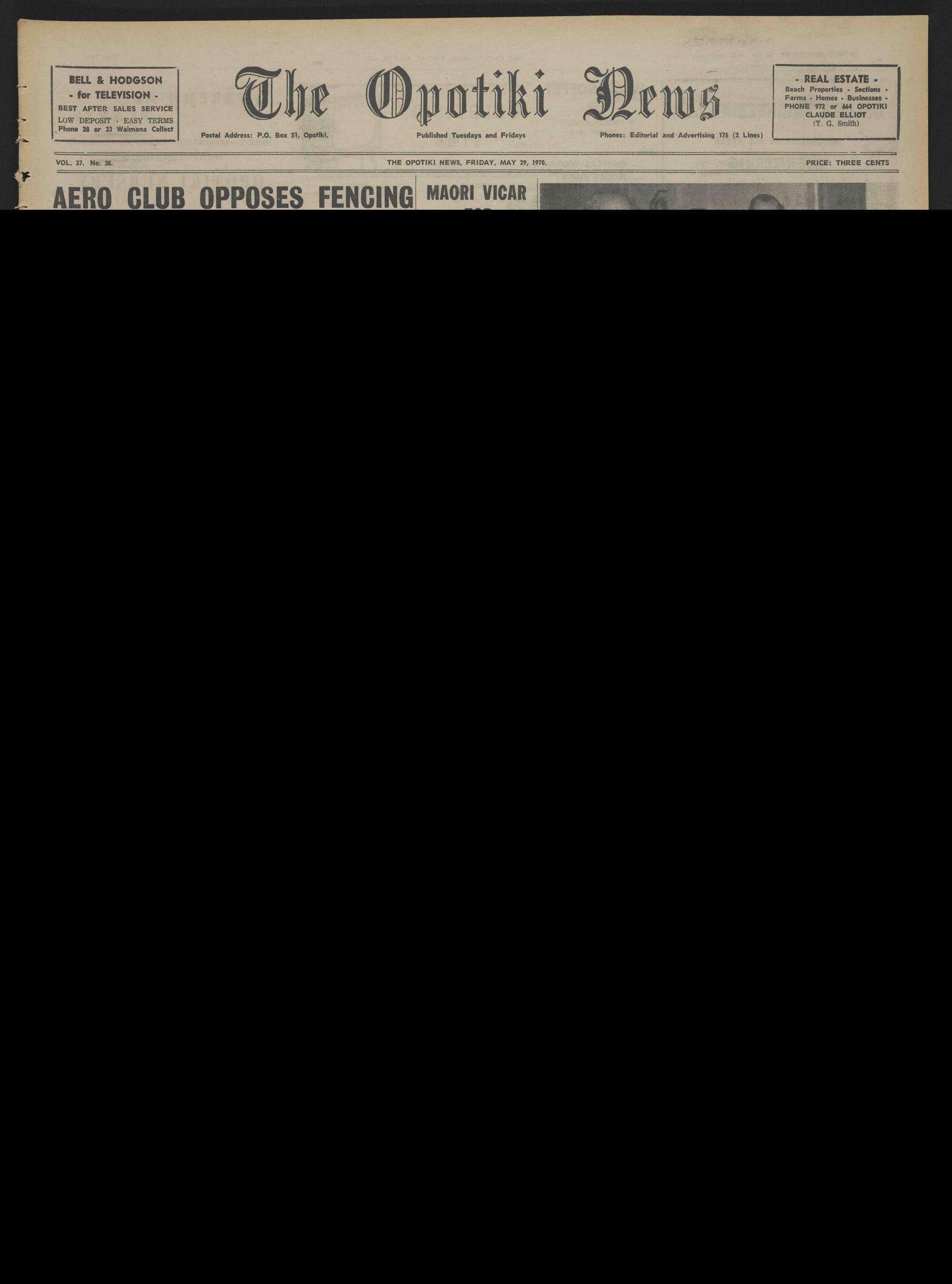 1970-05-29 Opotiki News