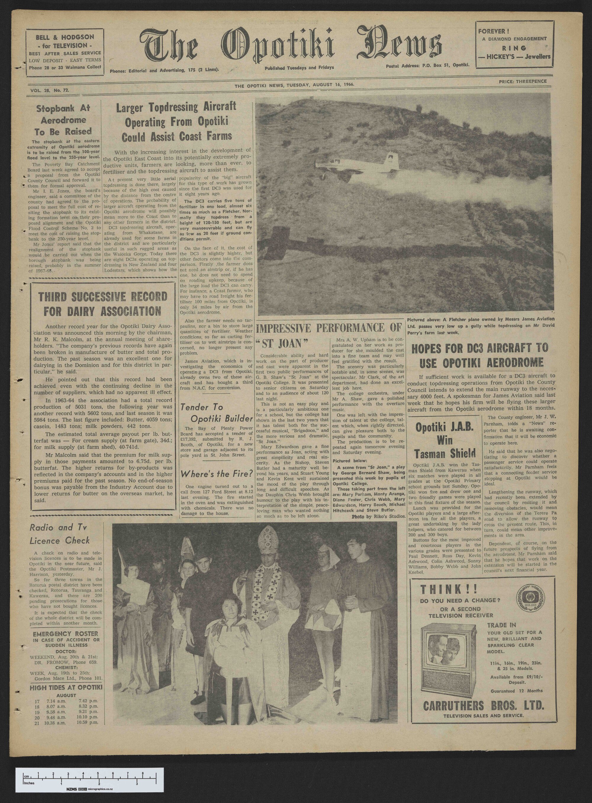 1966-08-16 Opotiki News