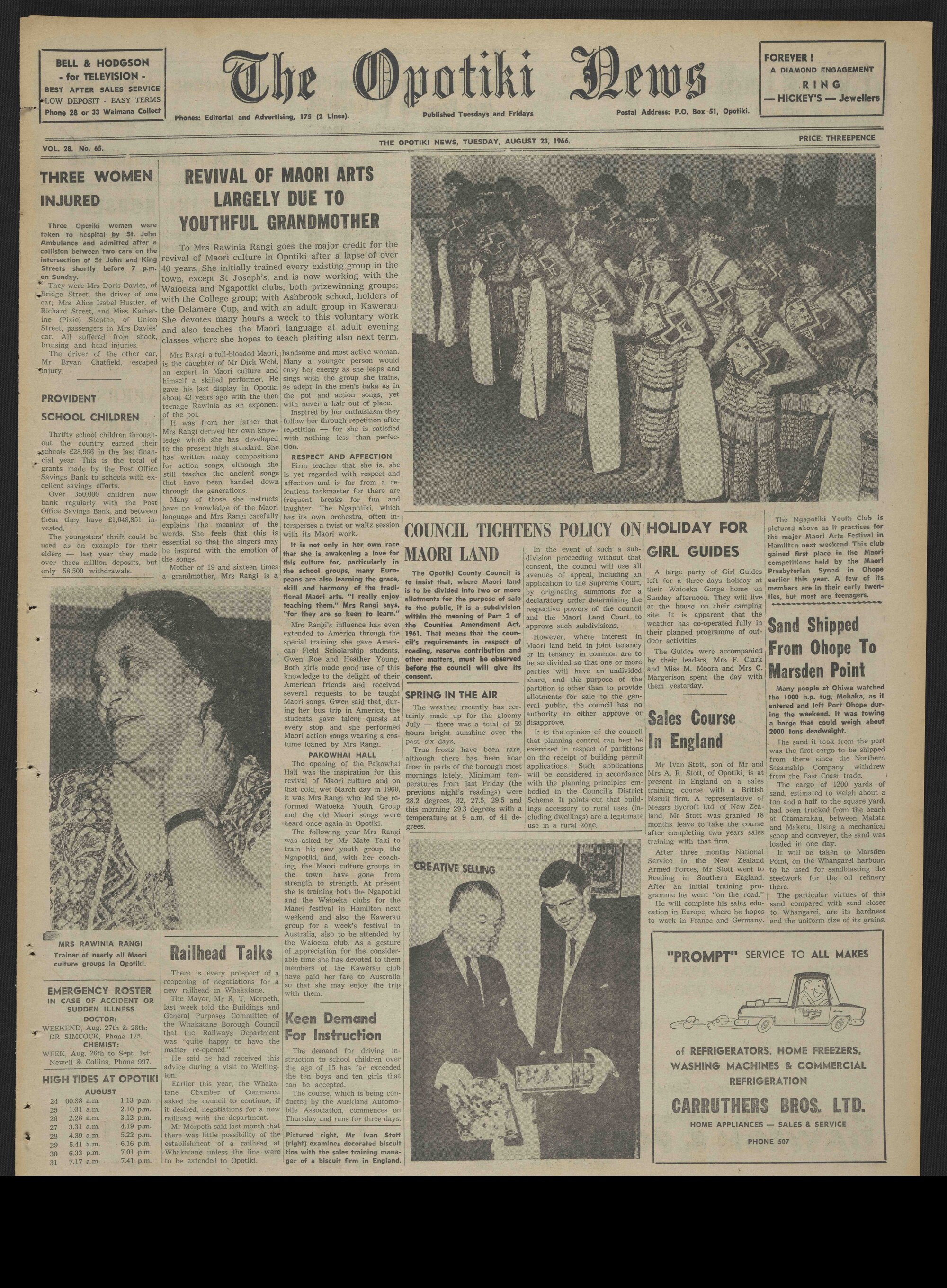 1966-08-23 Opotiki News