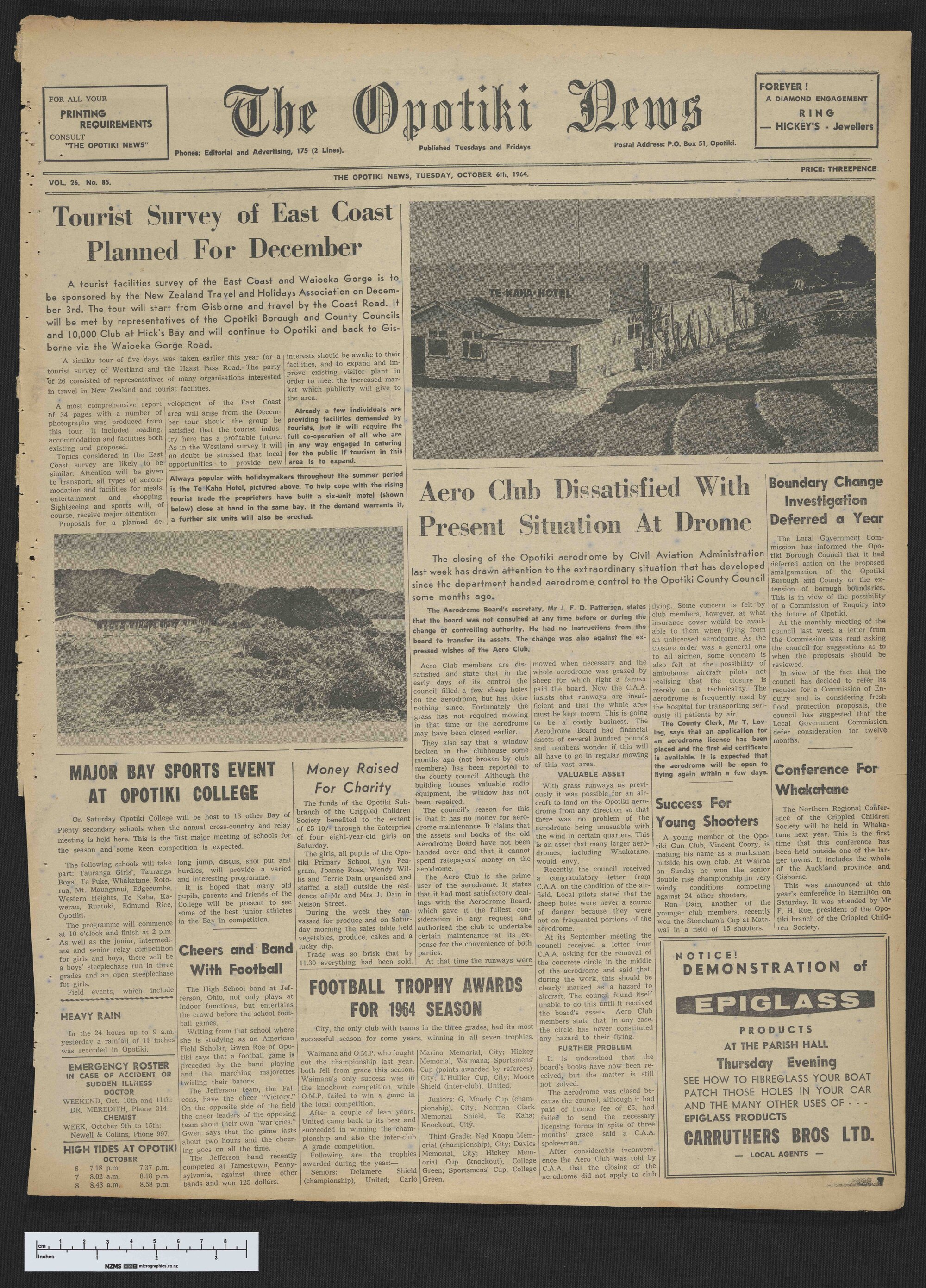 1964-10-06 Opotiki News