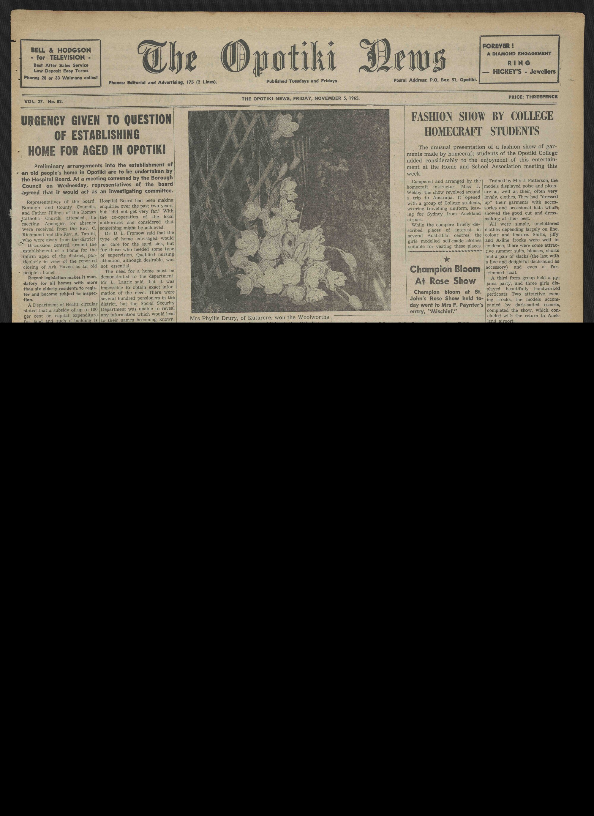 1965-11-05 Opotiki News