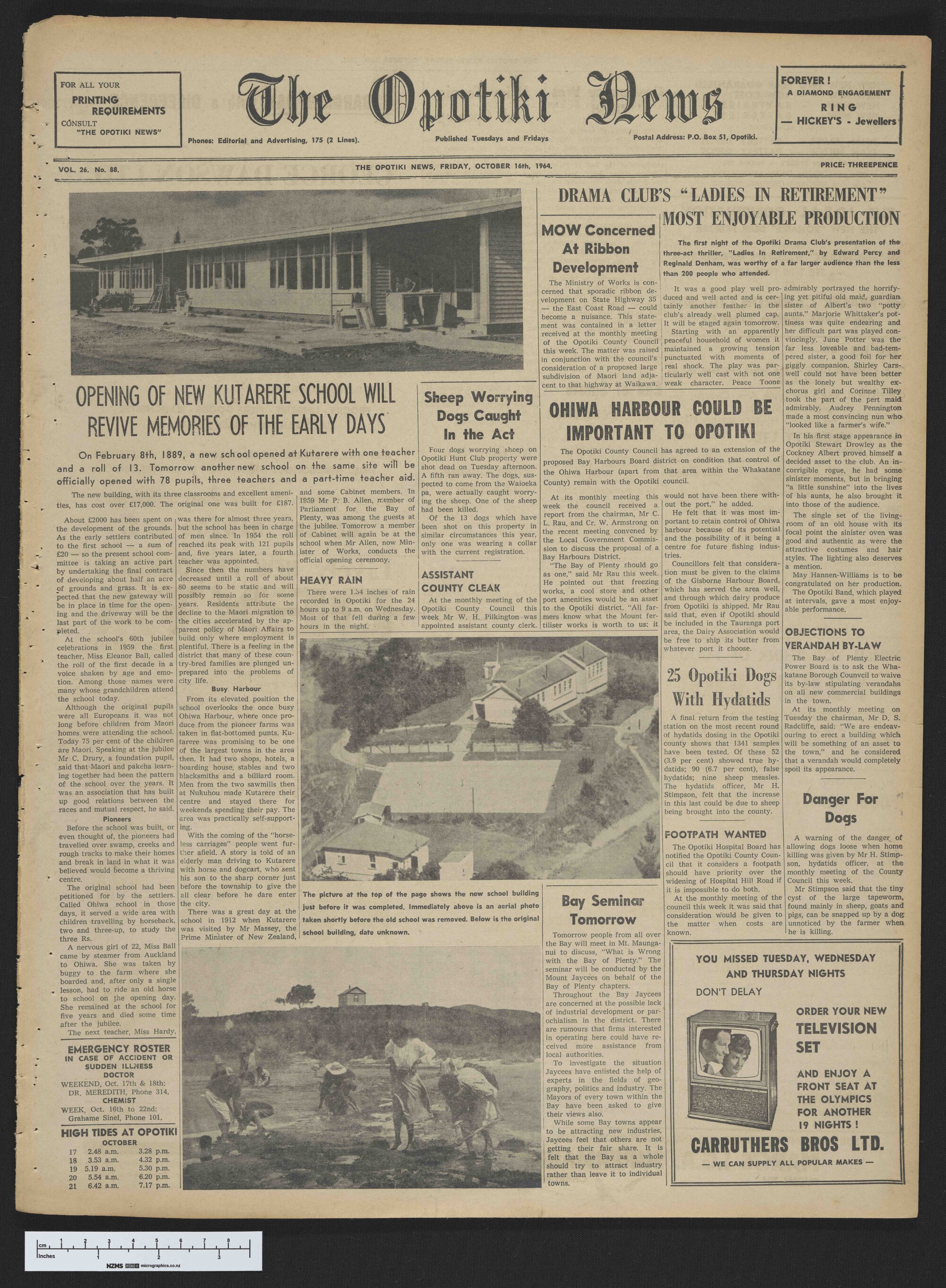 1964-10-16 Opotiki News