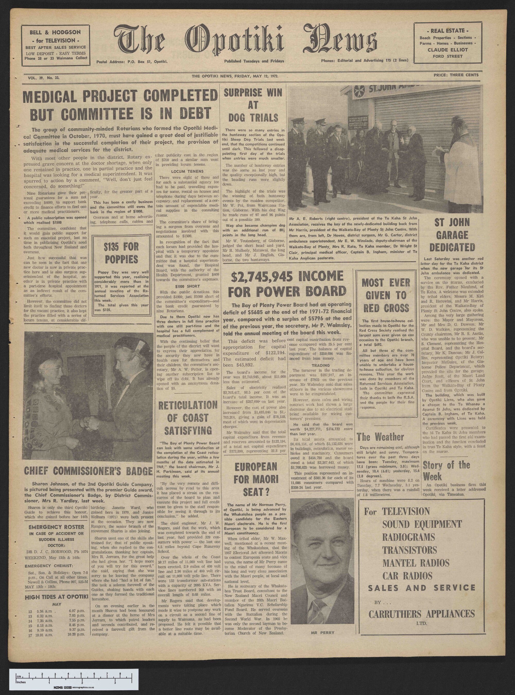 1972-05-12 Opotiki News