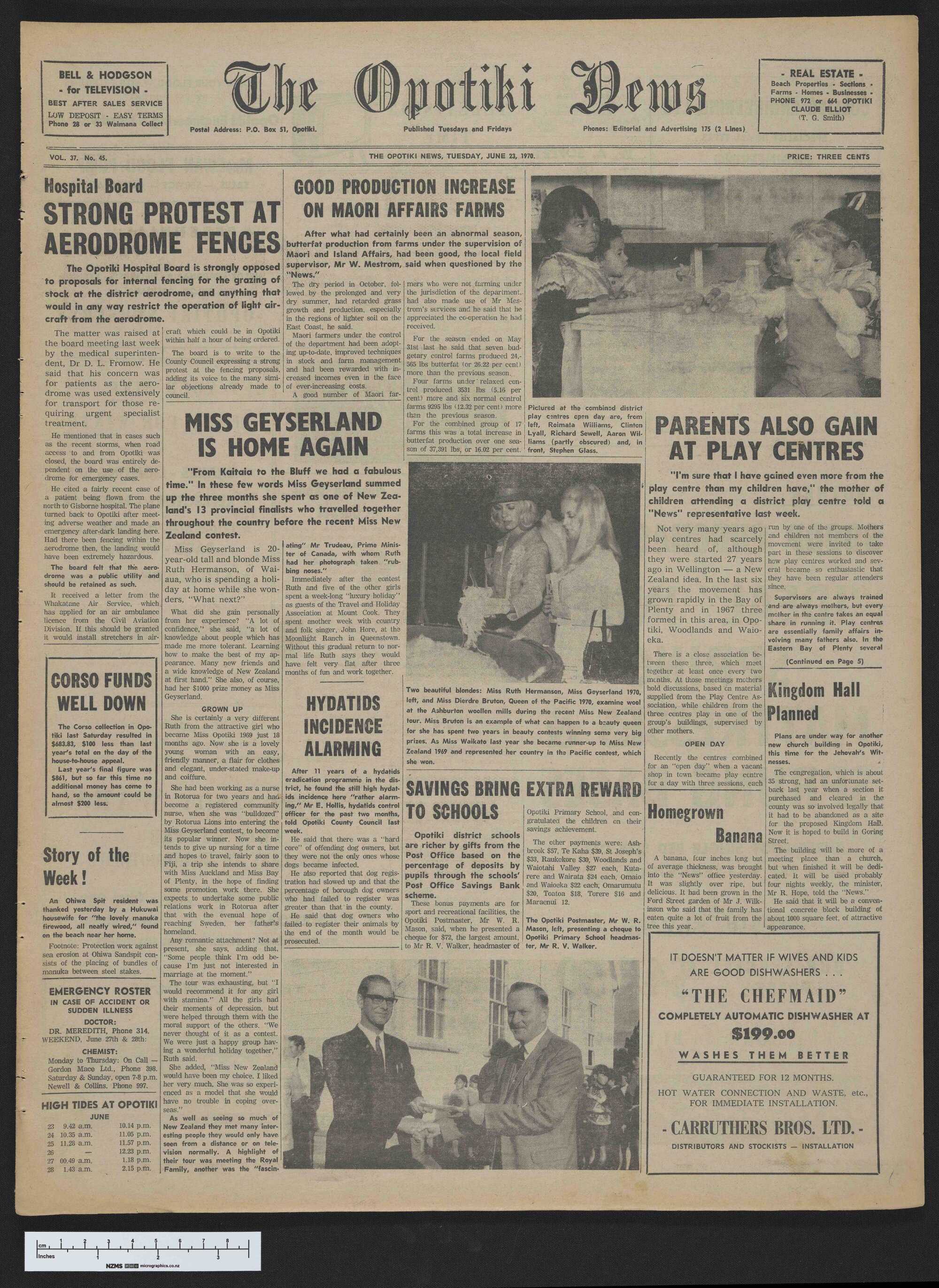 1970-06-23 Opotiki News