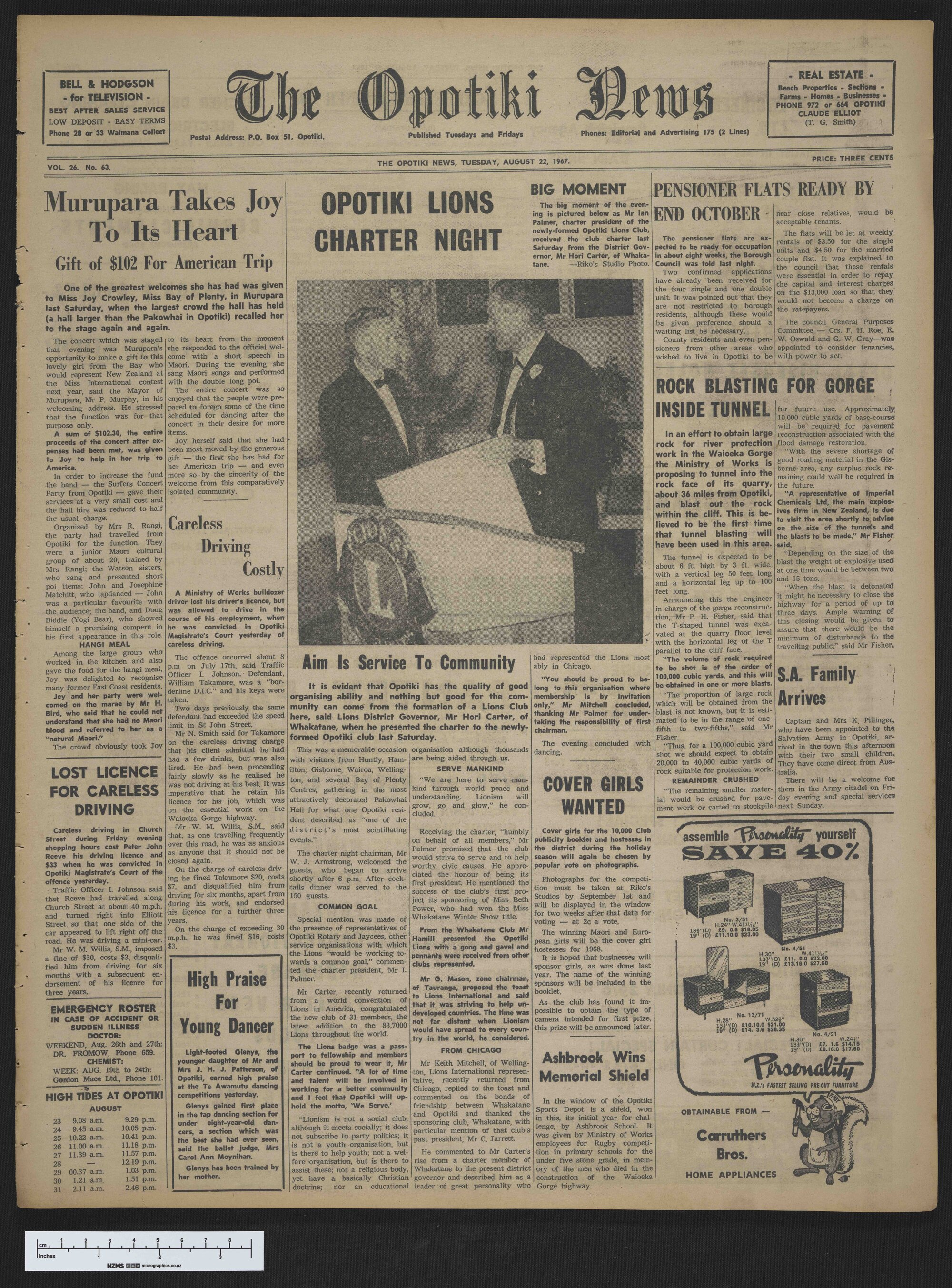 1967-08-22 Opotiki News