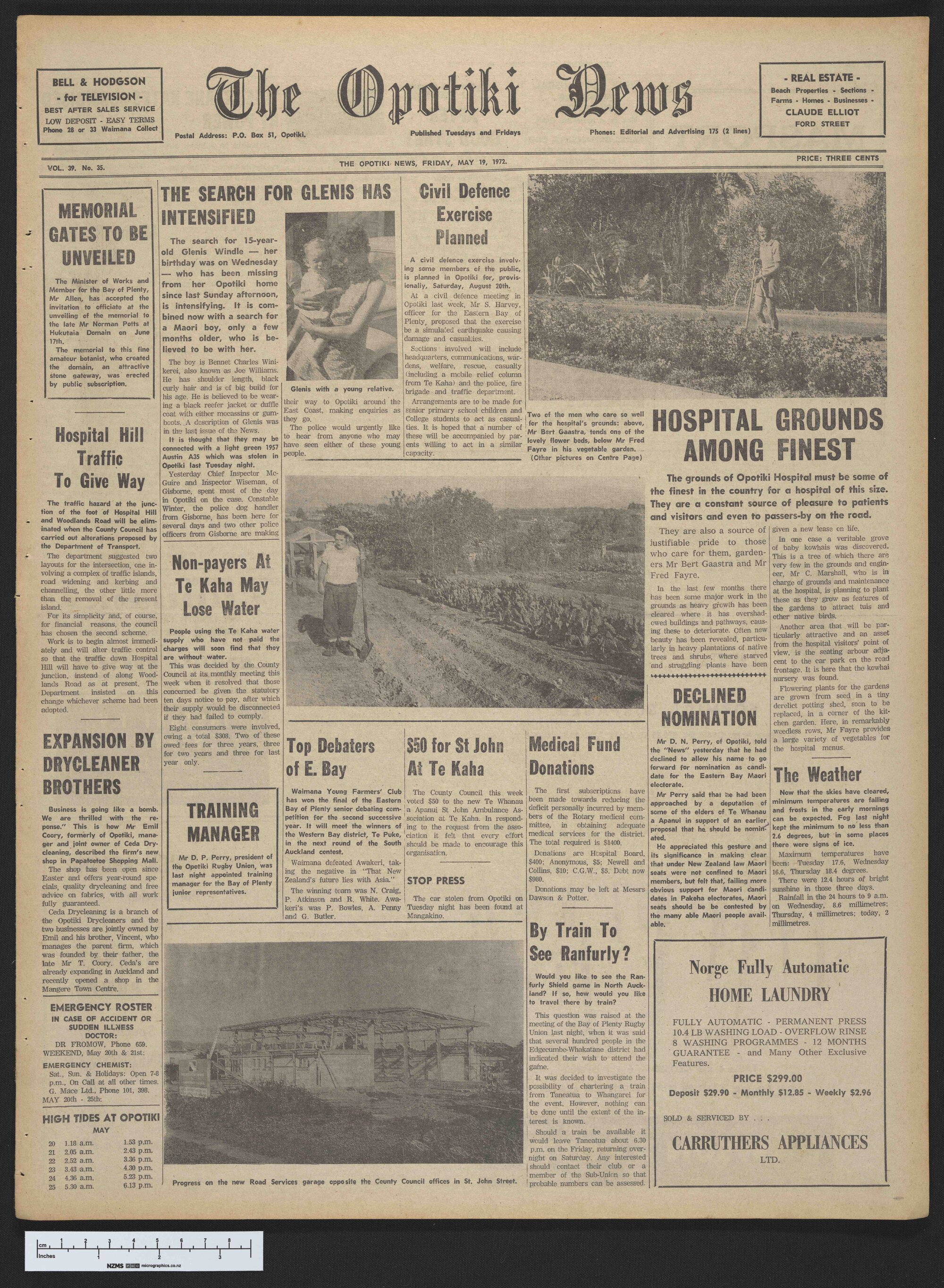 1972-05-19 Opotiki News