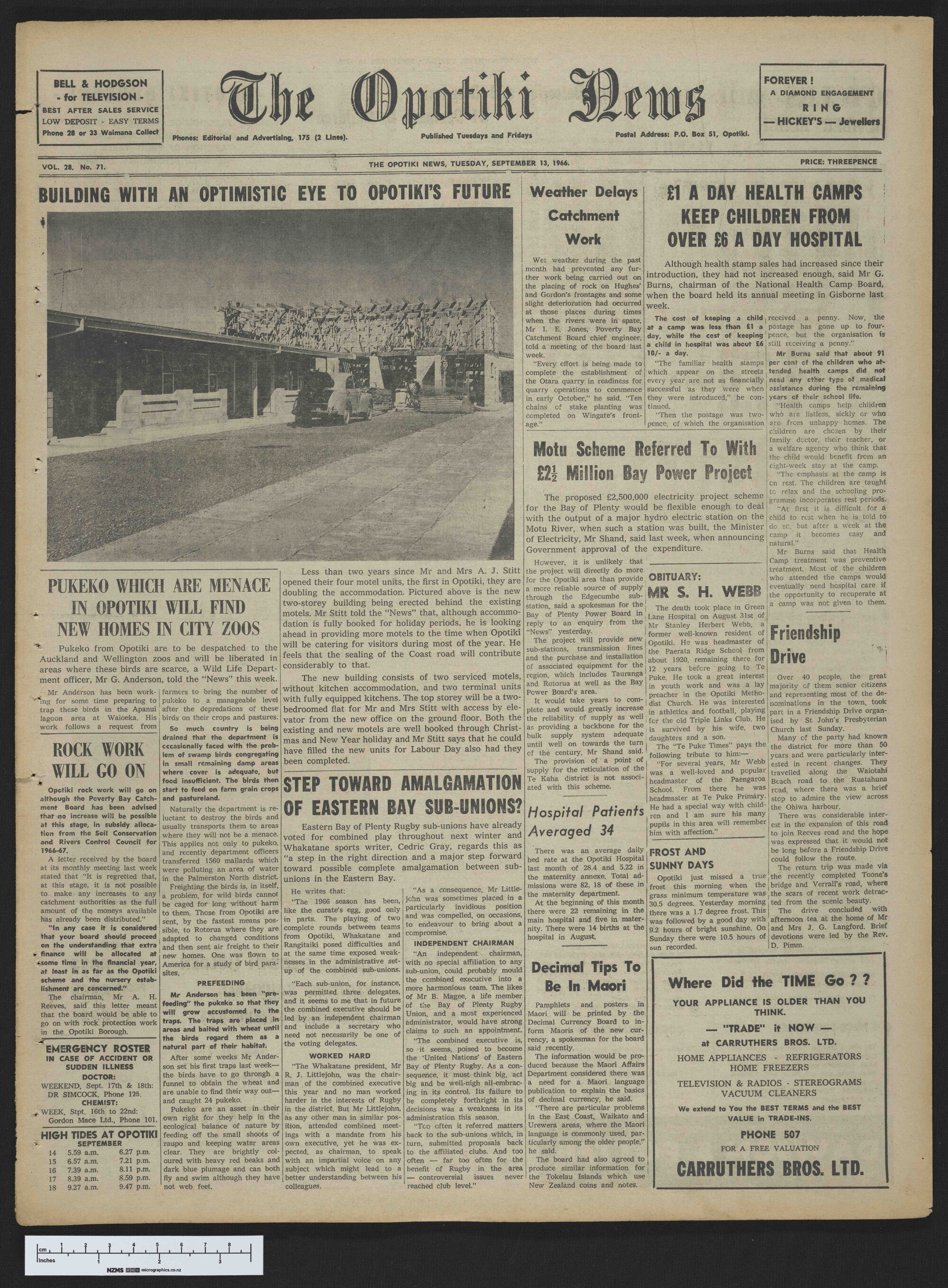 1966-09-13 Opotiki News