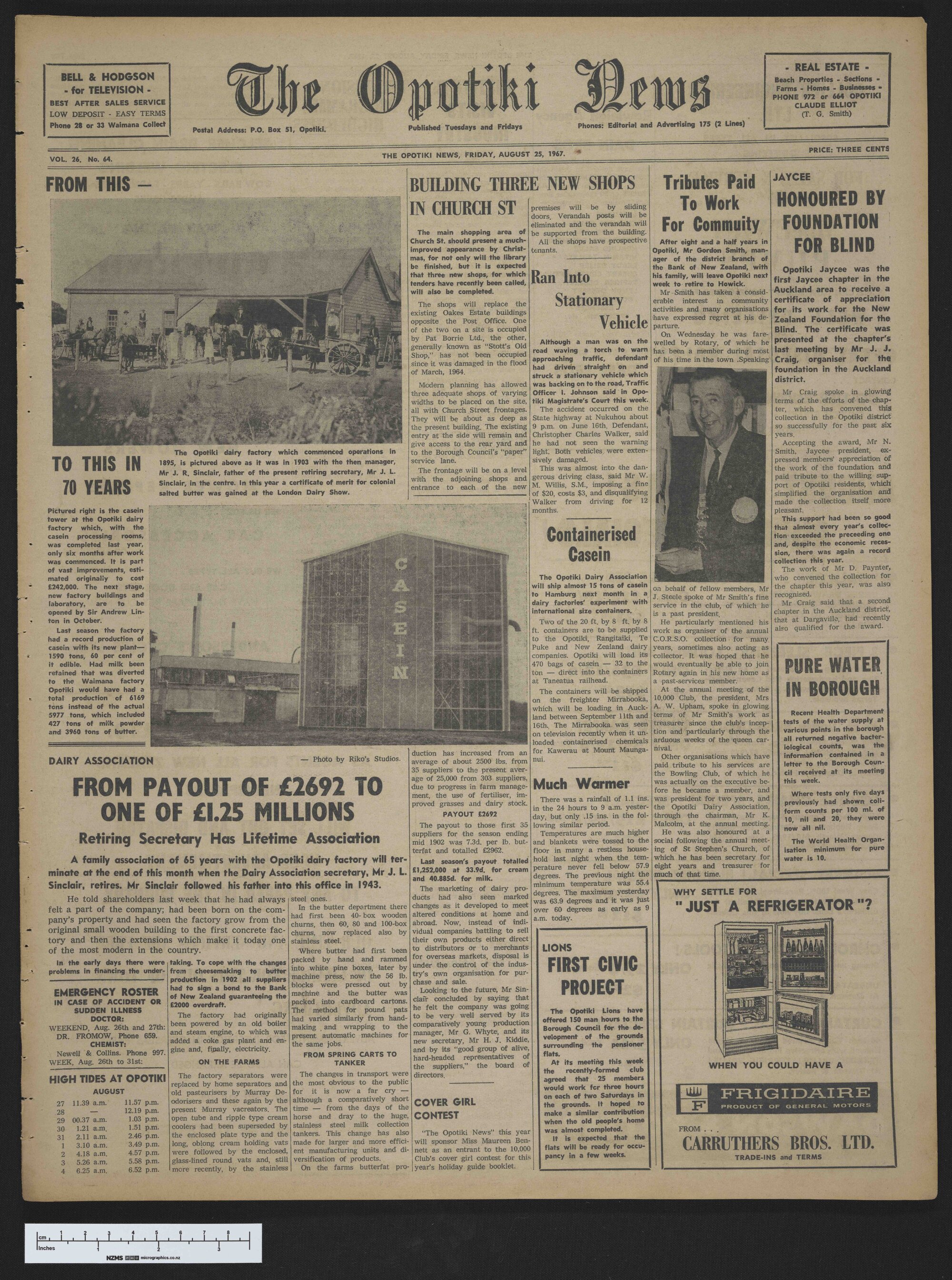 1967-08-25 Opotiki News