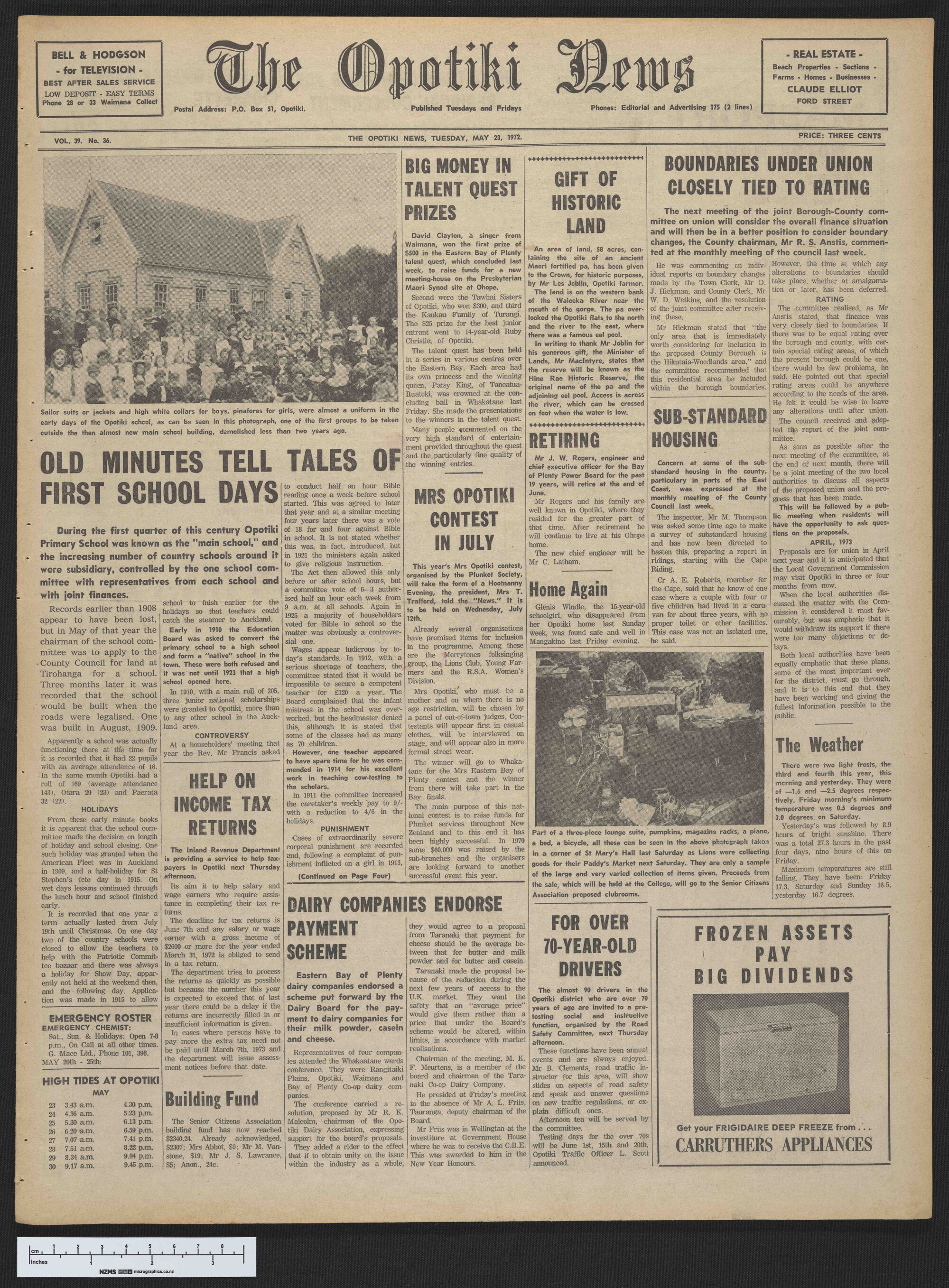 1972-05-23 Opotiki News