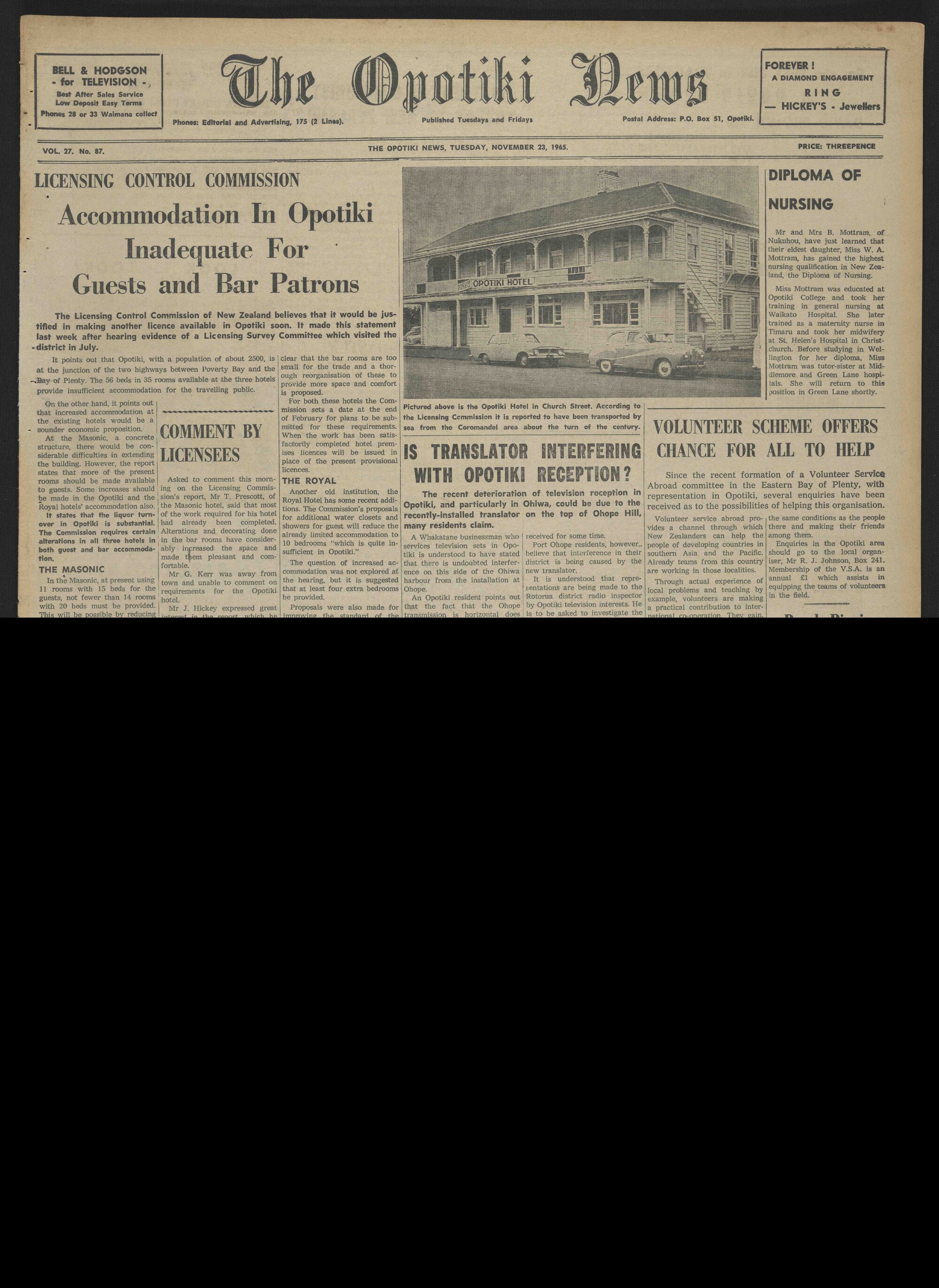 1965-11-23 Opotiki News
