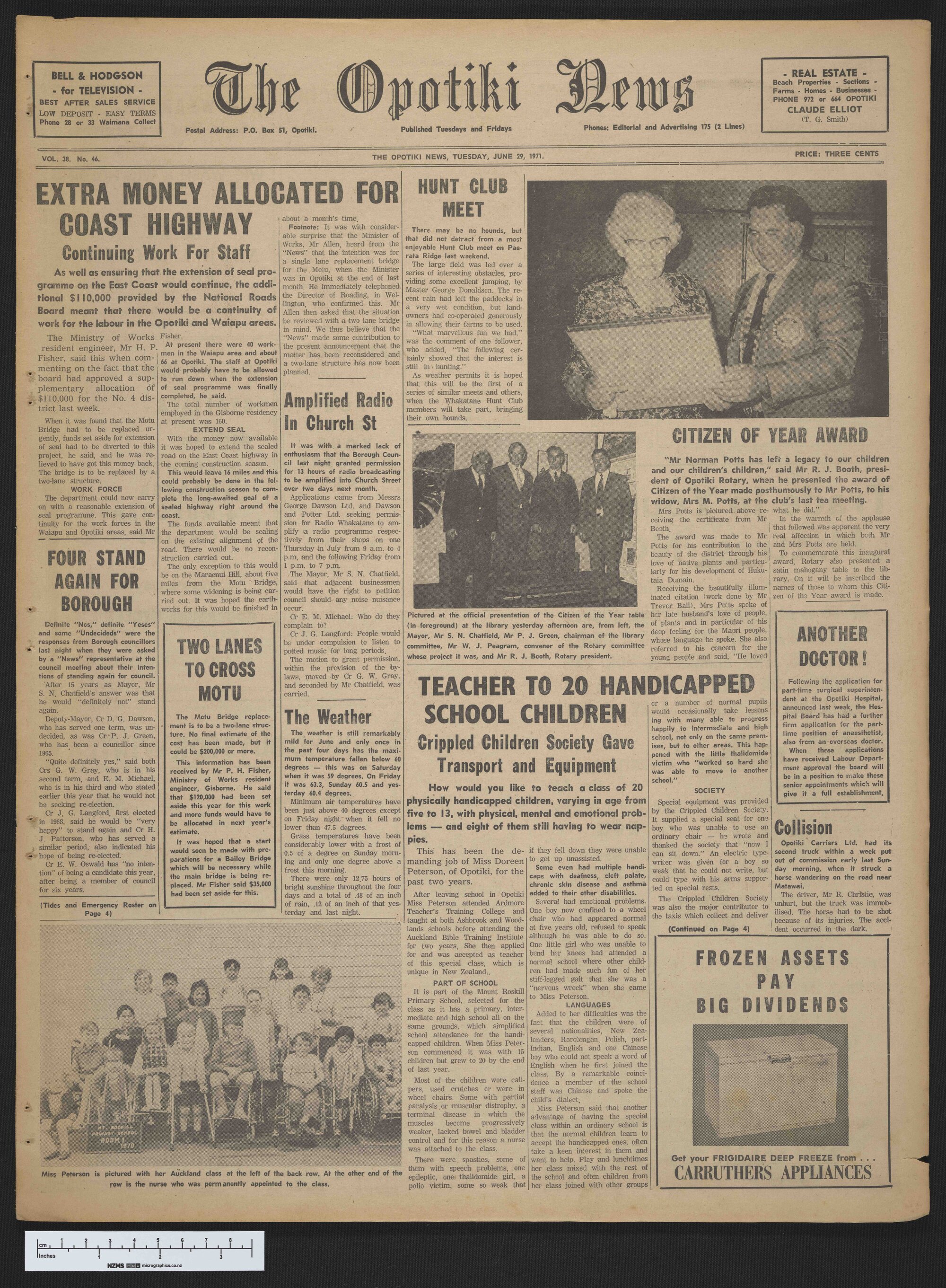 1971-06-29 Opotiki News