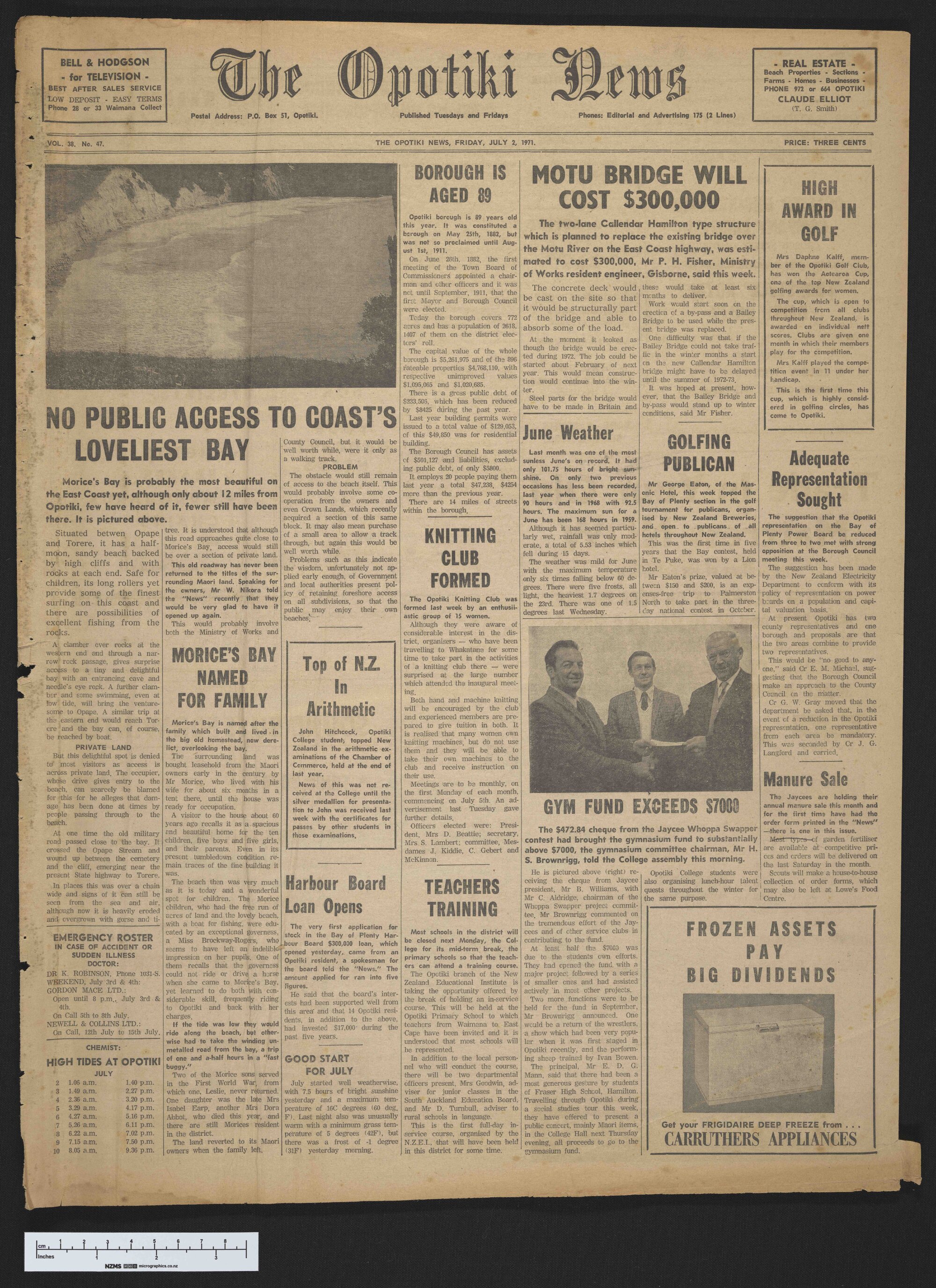 1971-07-02 Opotiki News