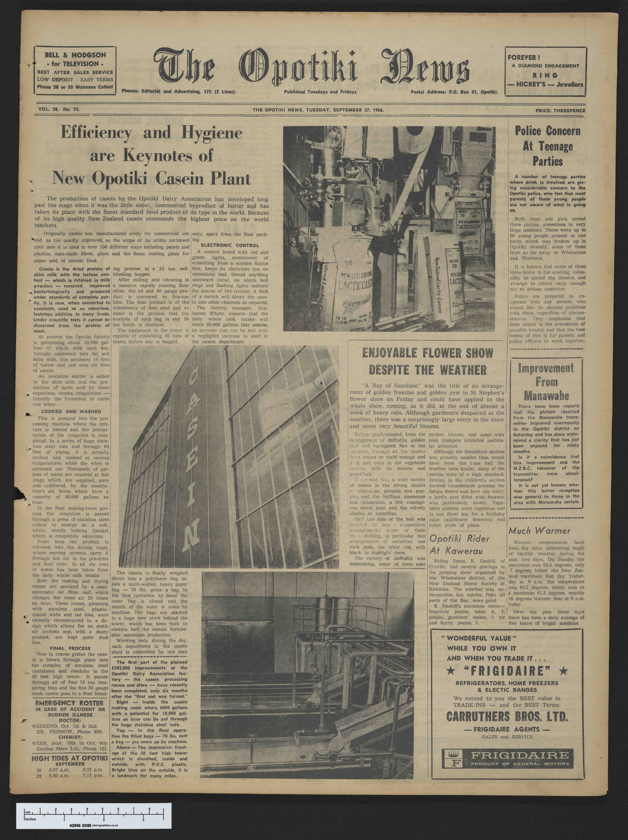 1966-09-27 Opotiki News