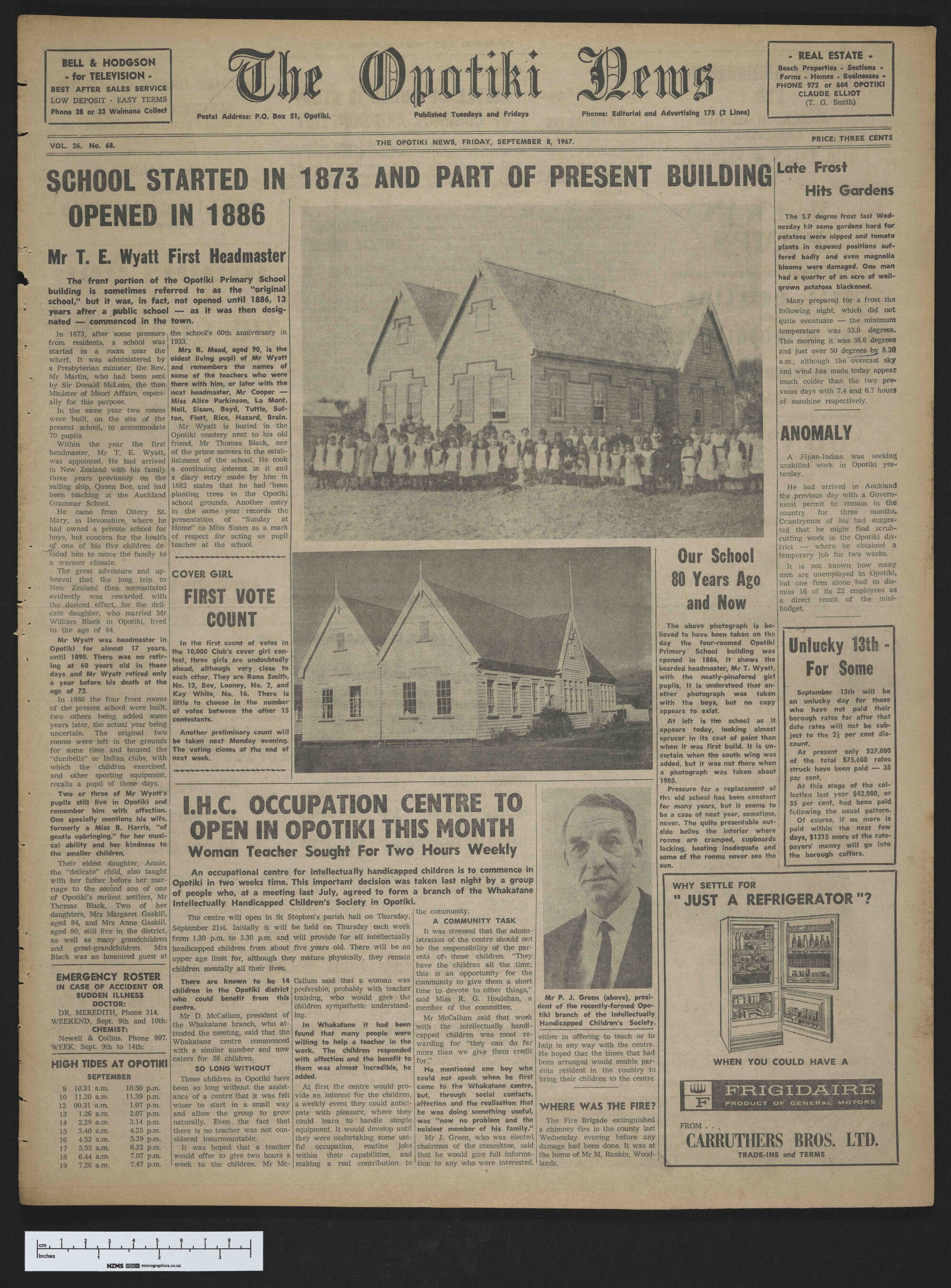 1967-09-08 Opotiki News