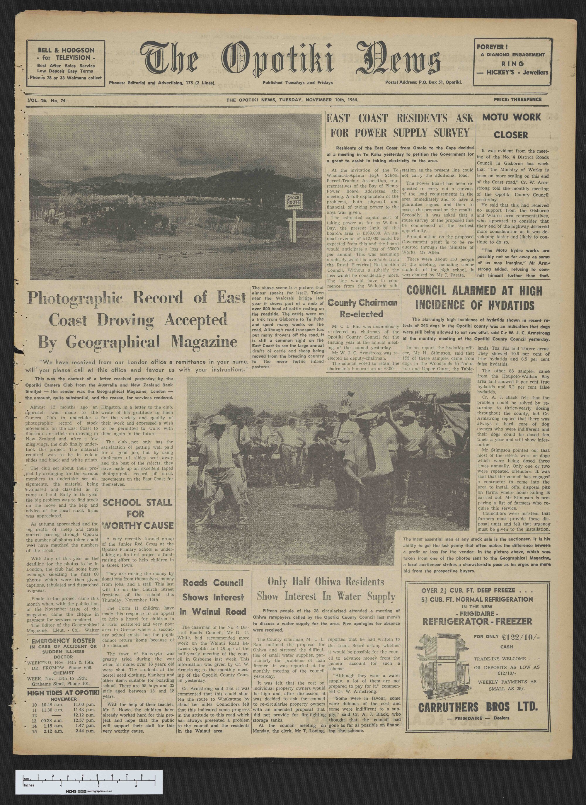 1964-11-10 Opotiki News