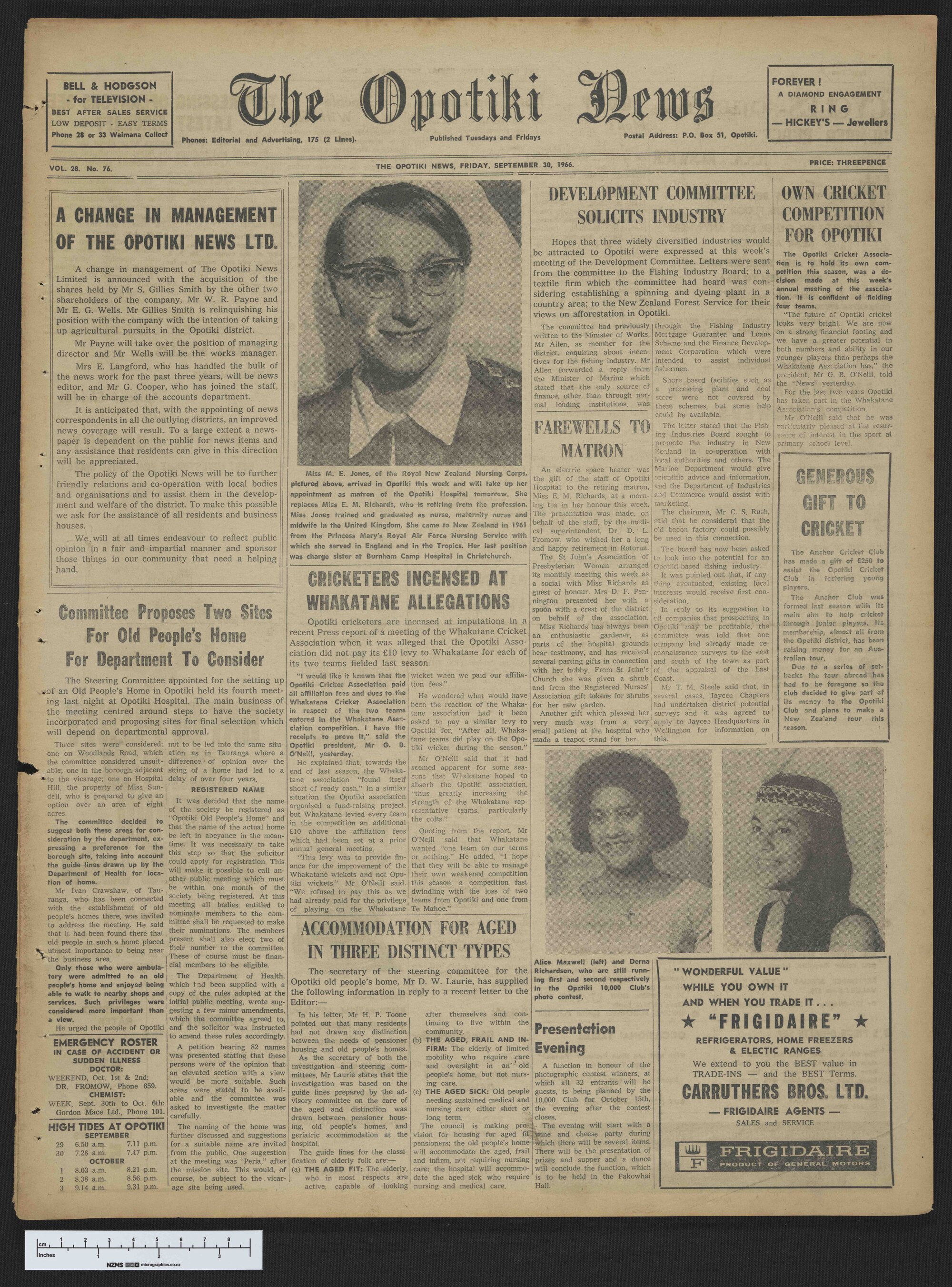 1966-09-30 Opotiki News