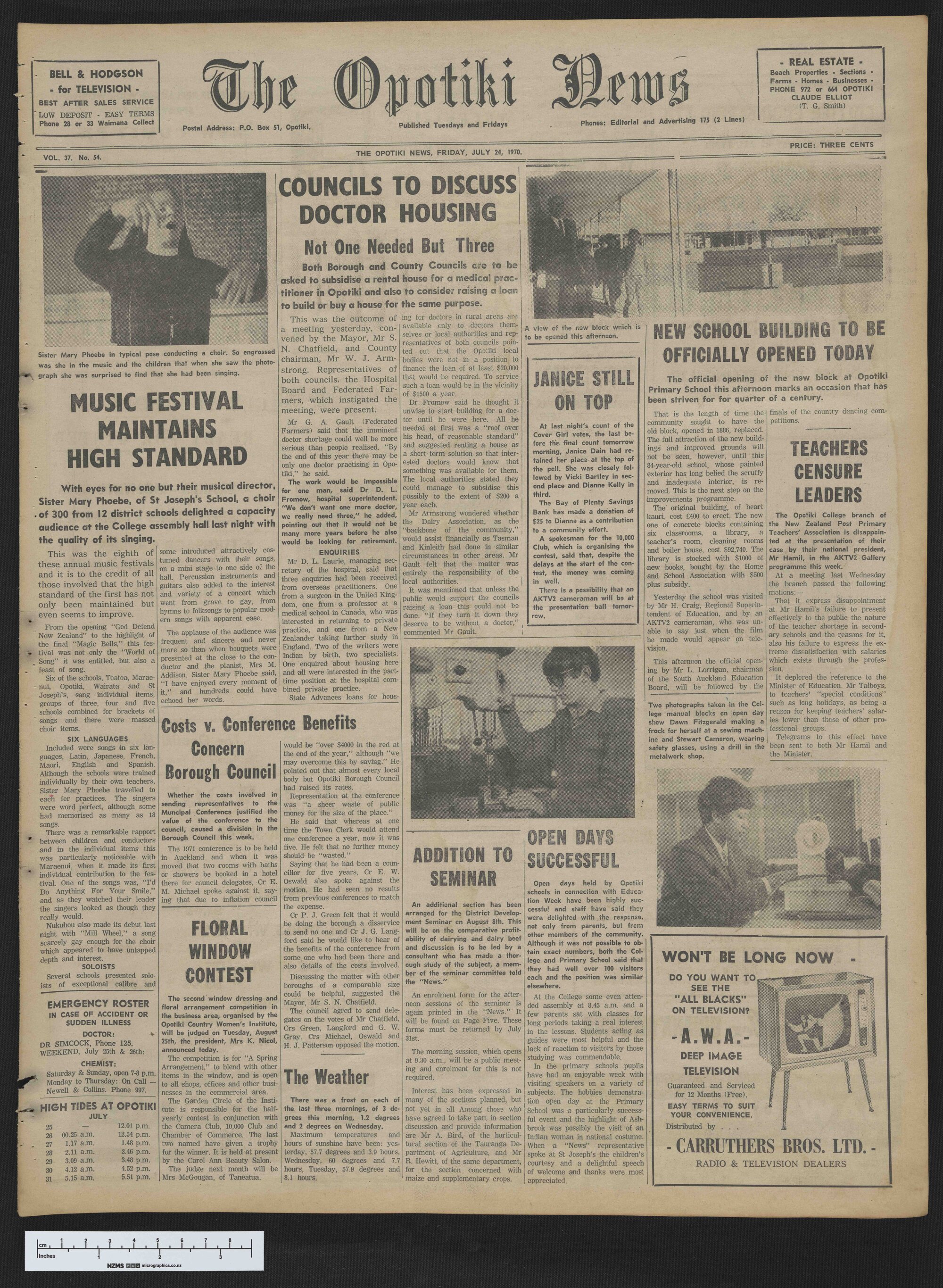 1970-07-24 Opotiki News