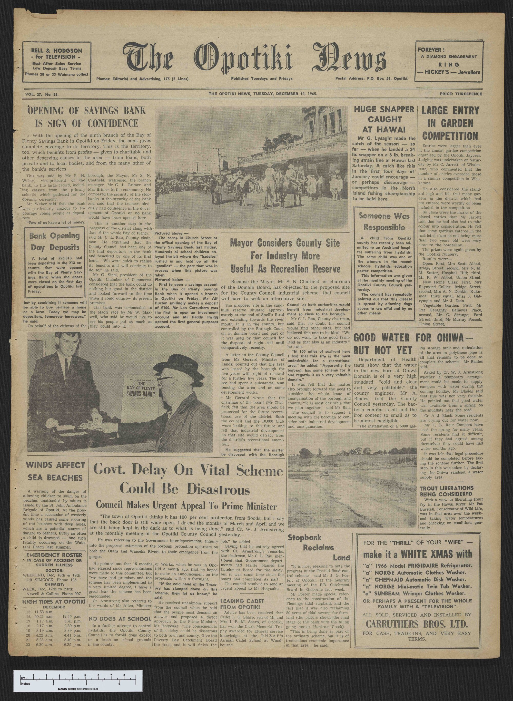 1965-12-14 Opotiki News