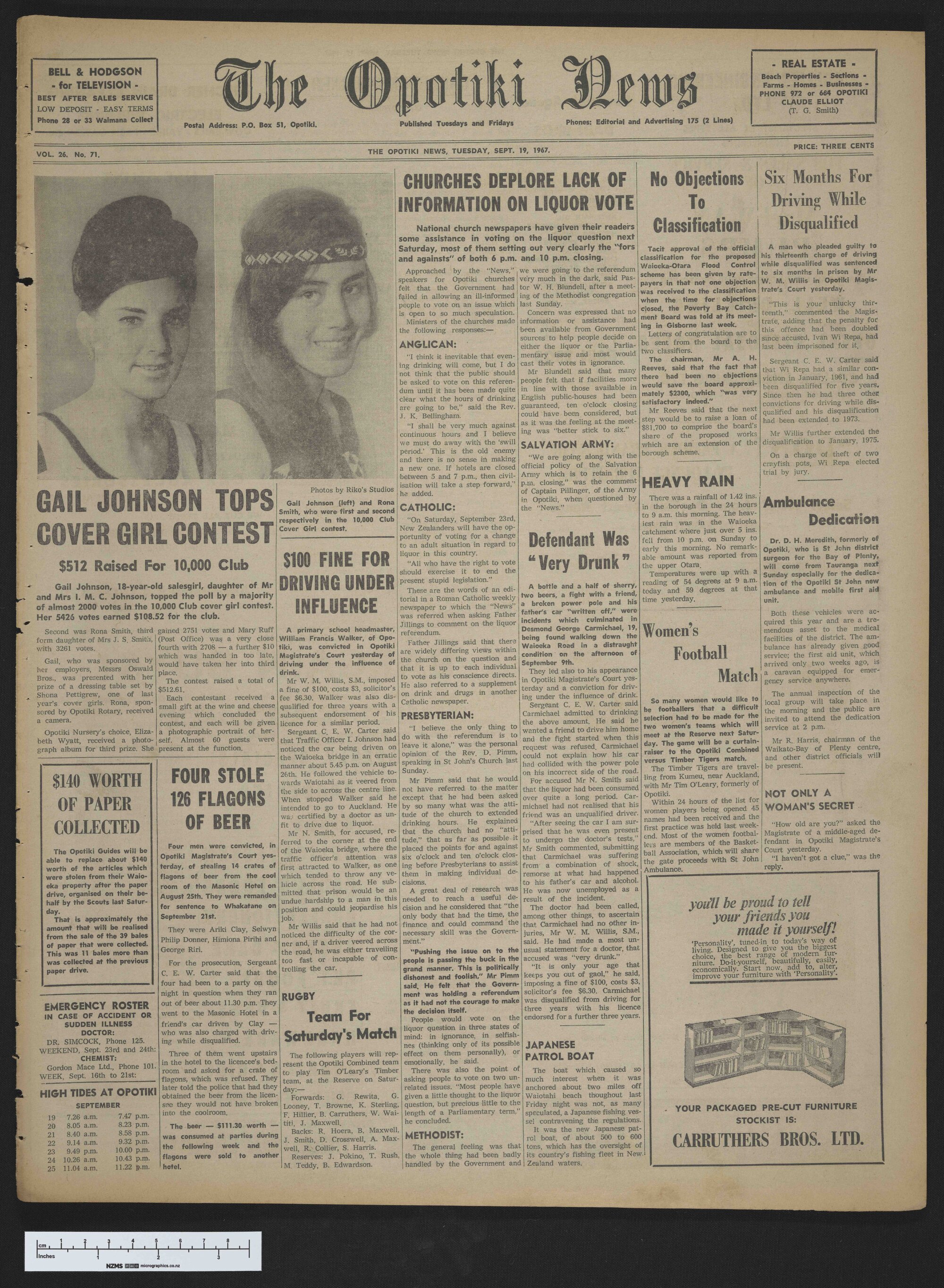 1967-09-19 Opotiki News