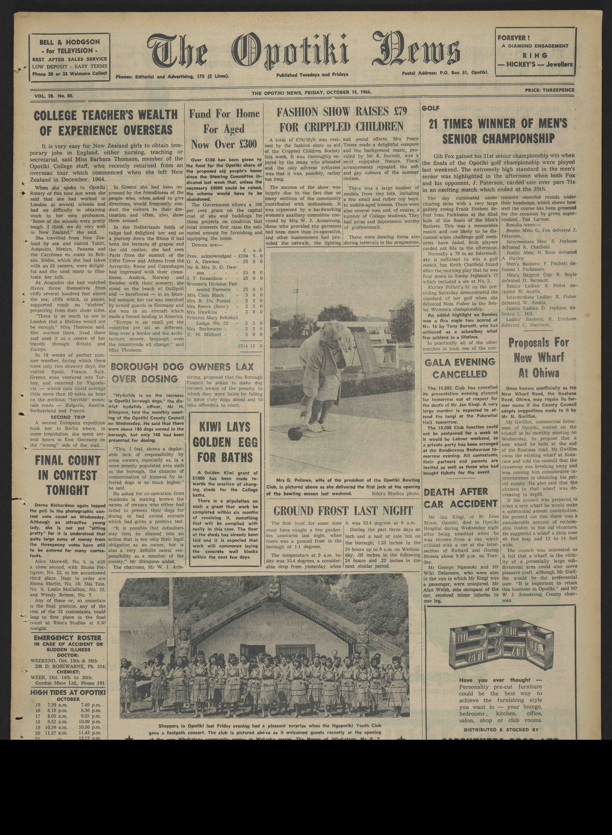 1966-10-14 Opotiki News