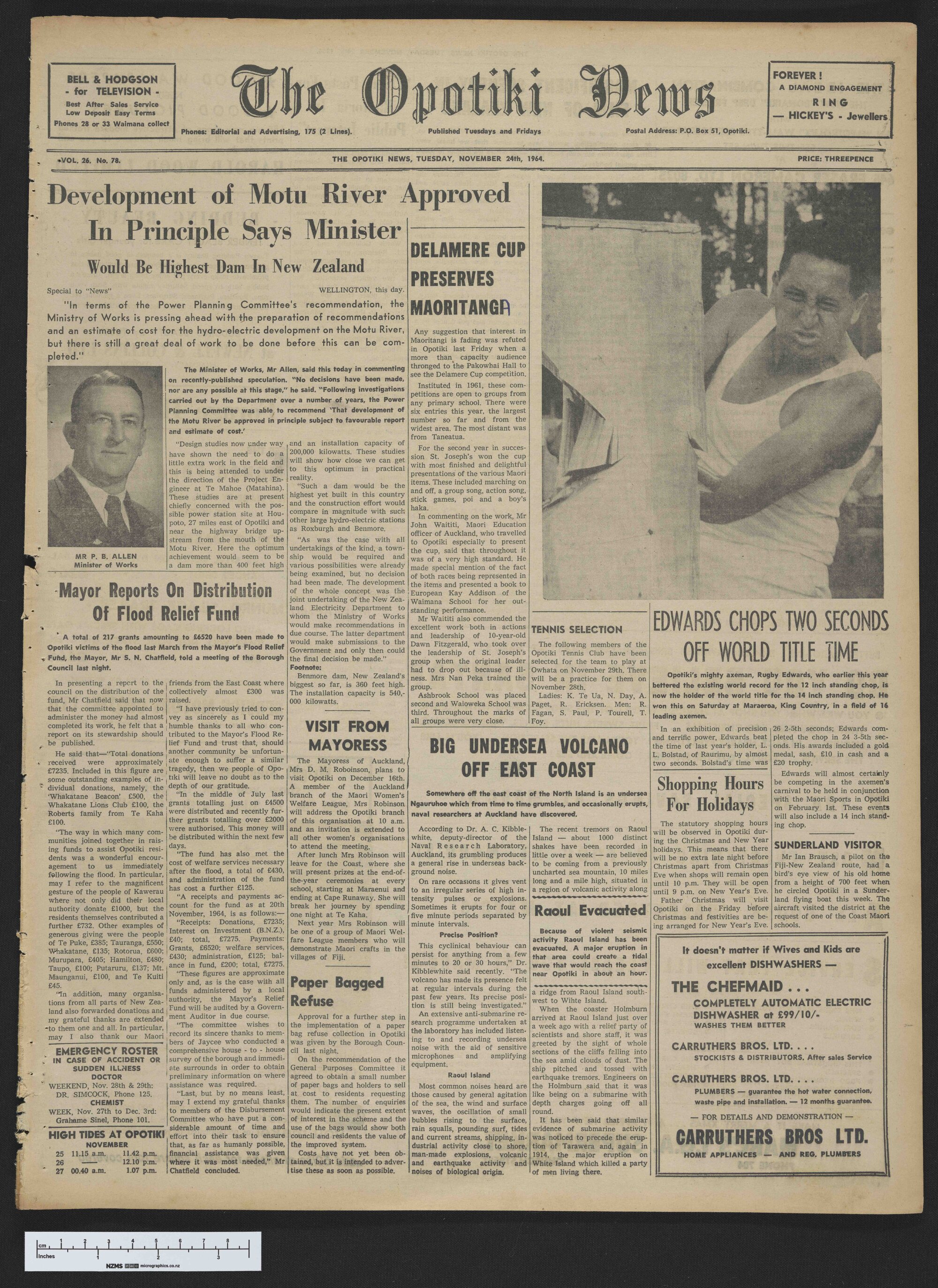 1964-11-24 Opotiki News