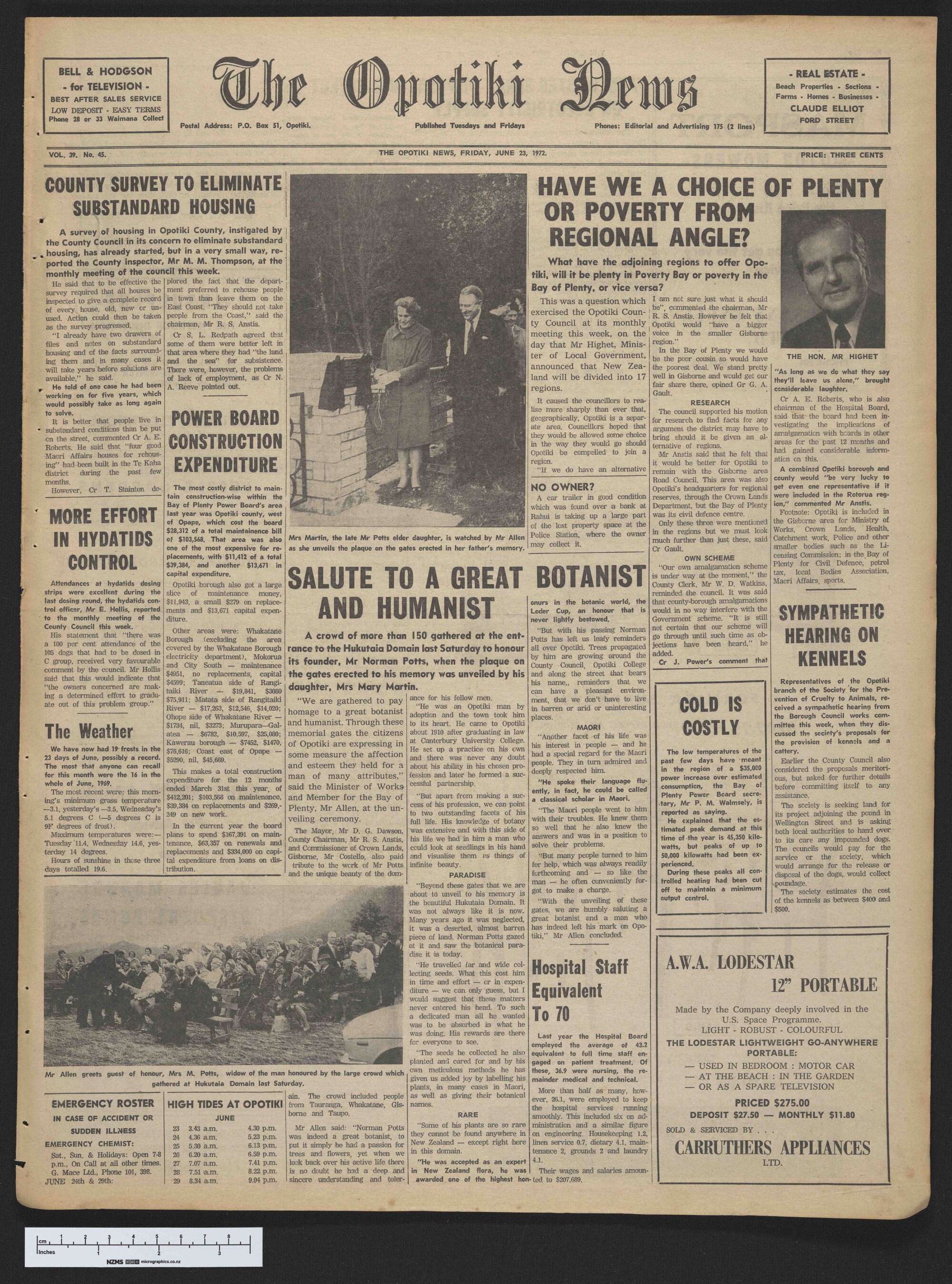 1972-06-23 Opotiki News