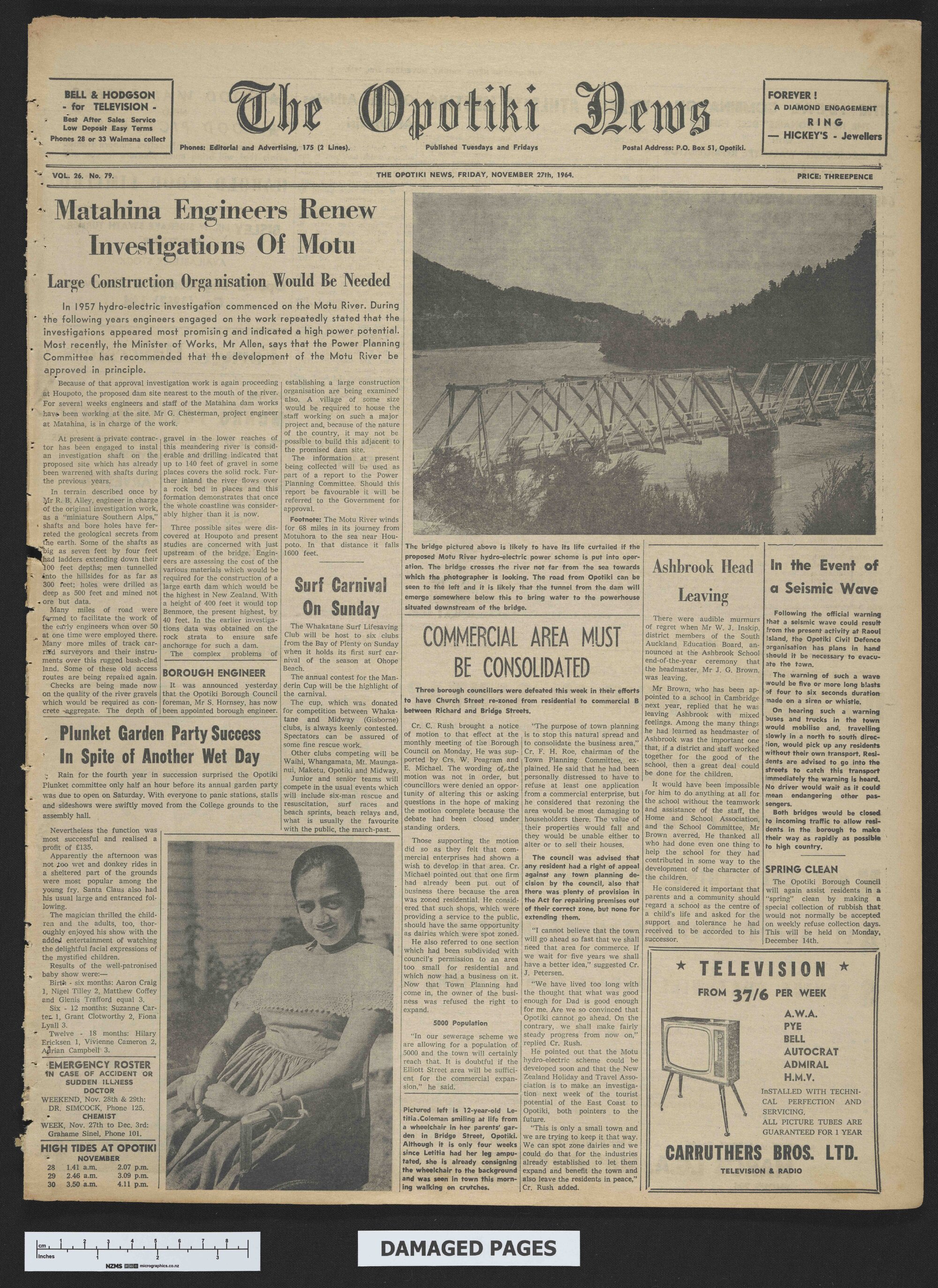 1964-11-27 Opotiki News