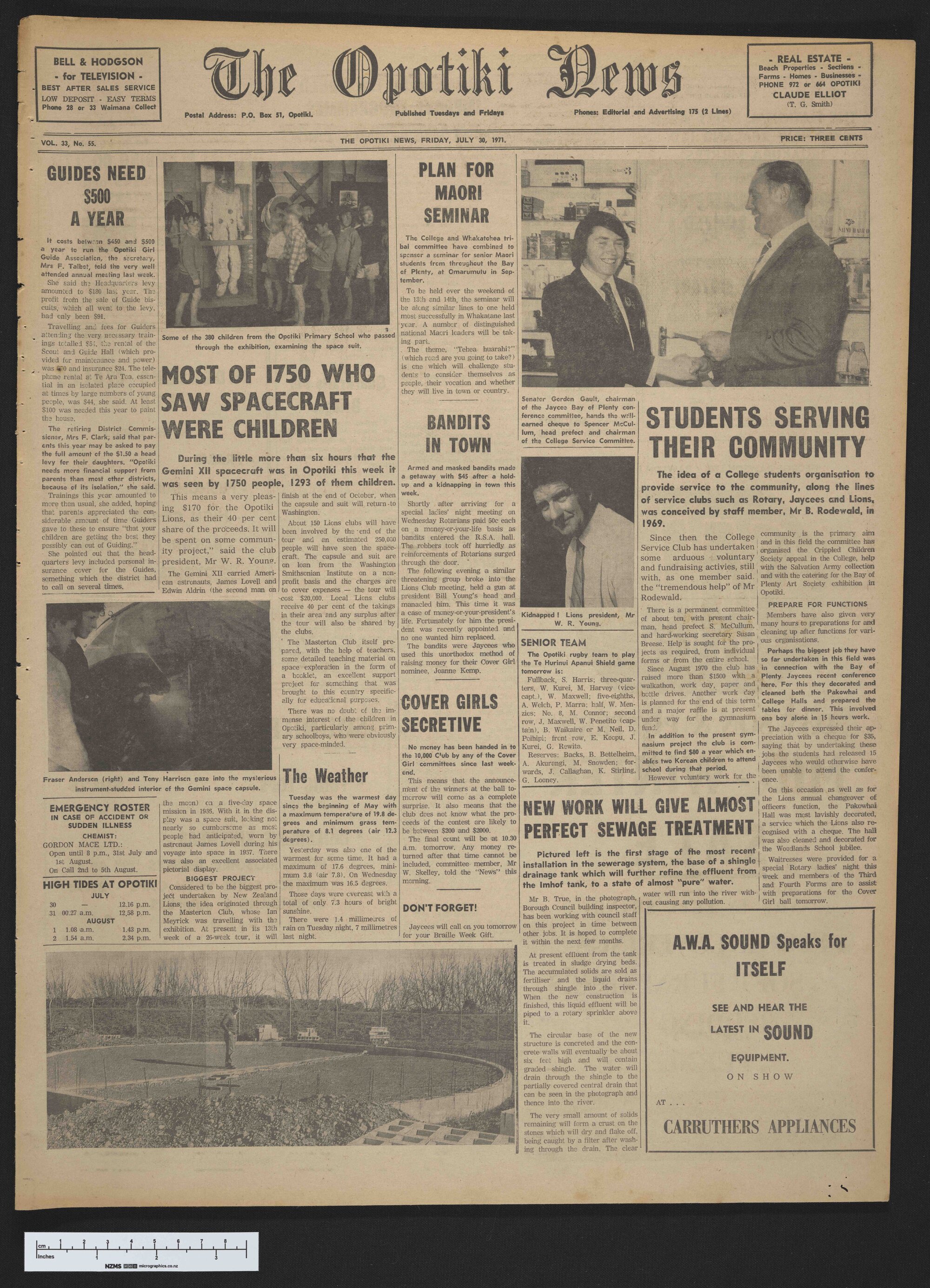 1971-07-30 Opotiki News