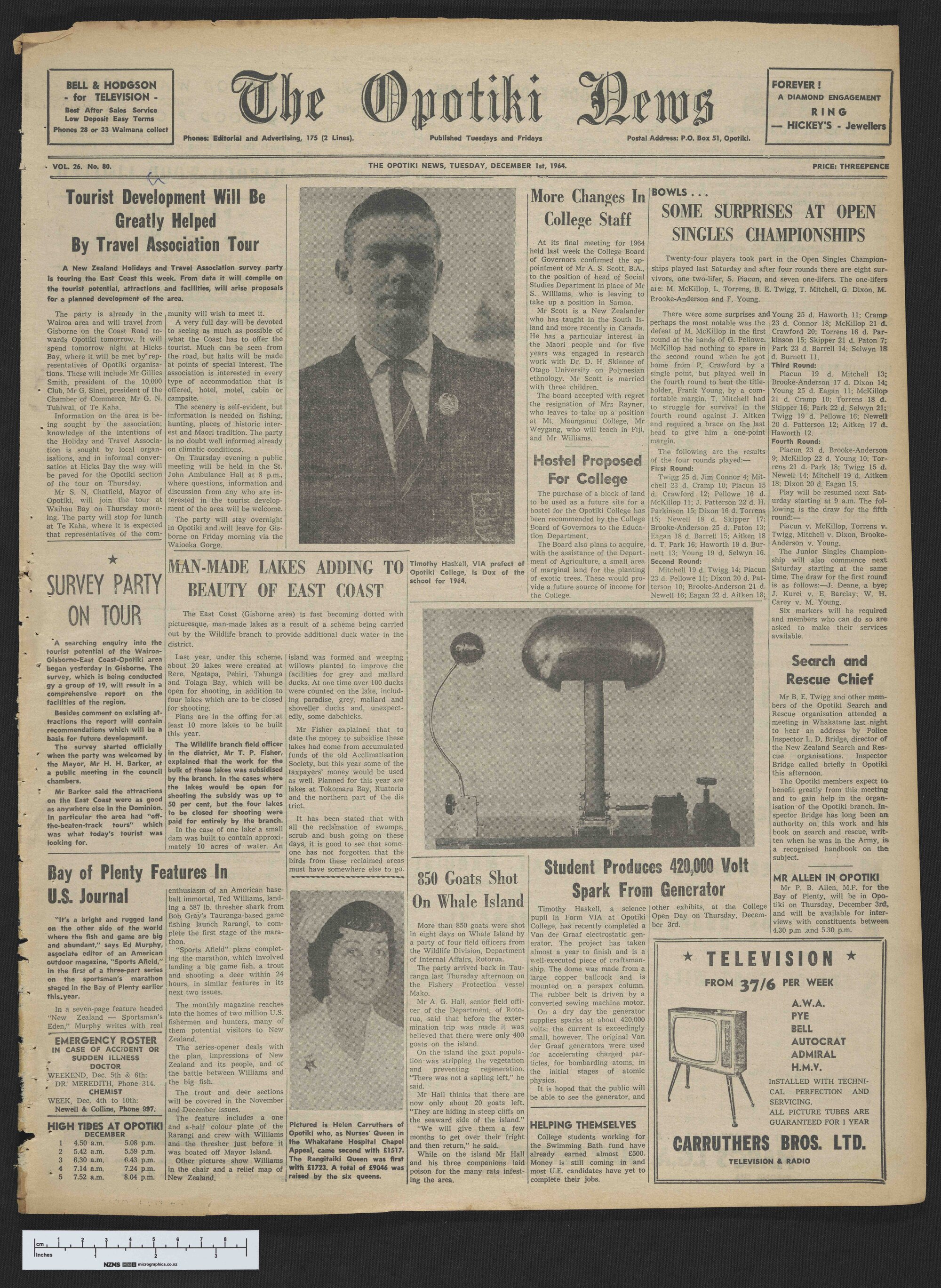 1964-12-01 Opotiki News