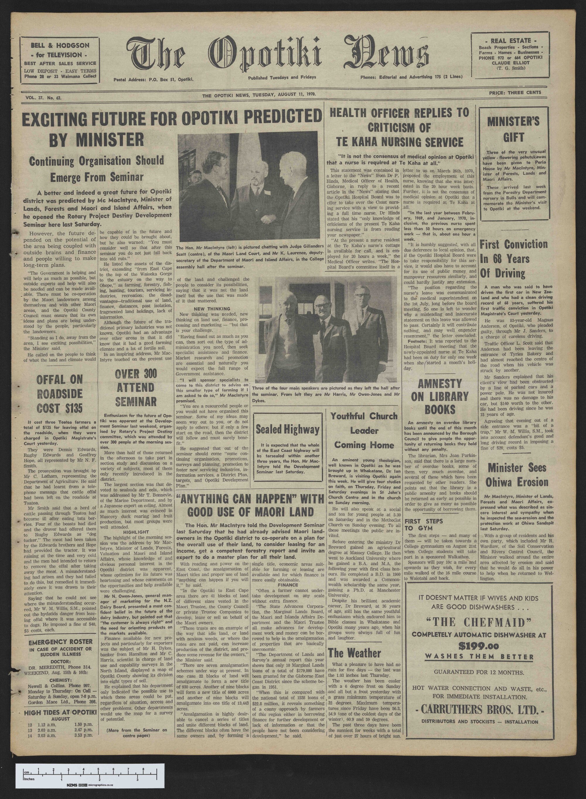 1970-08-11 Opotiki News