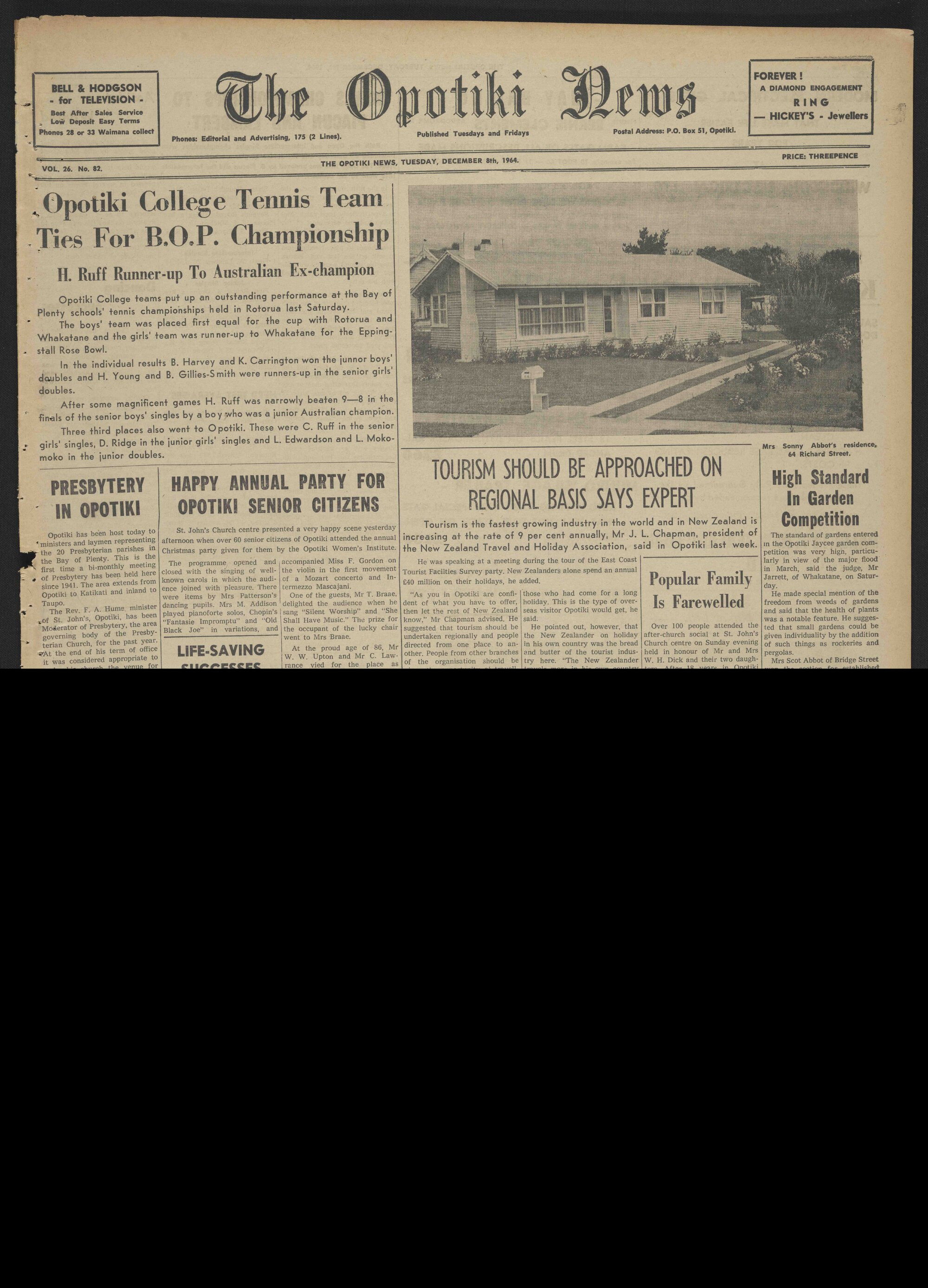 1964-12-08 Opotiki News