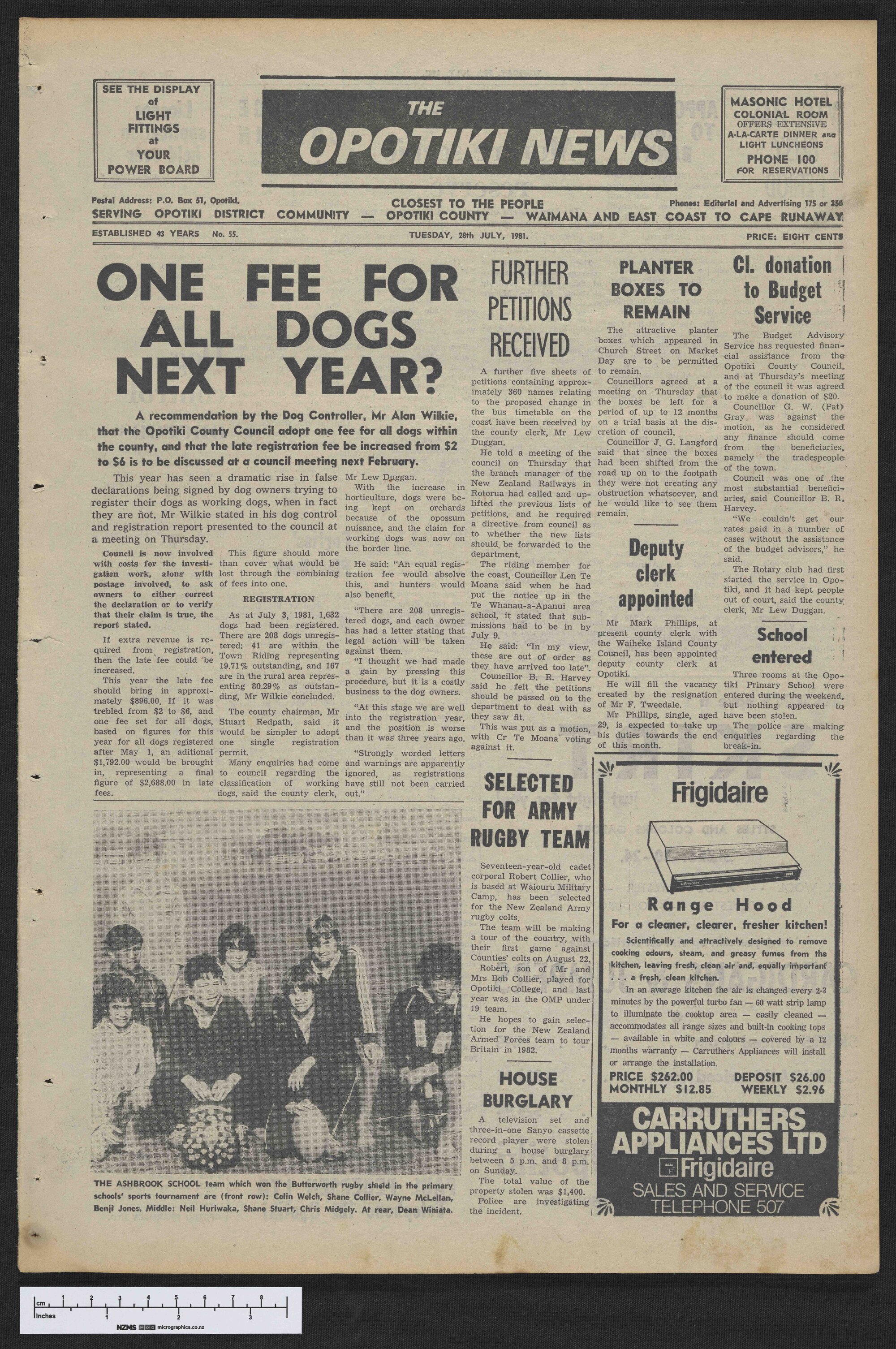 1981-07-28 Opotiki News
