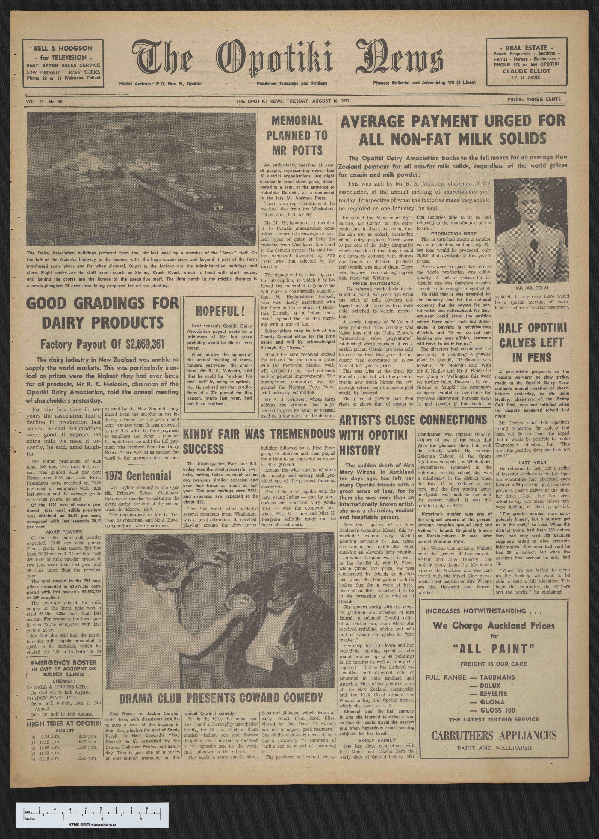 1971-08-10 Opotiki News