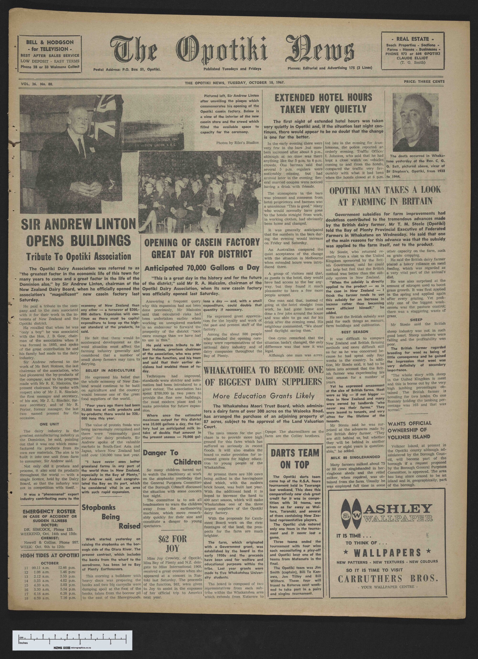 1967-10-10 Opotiki News