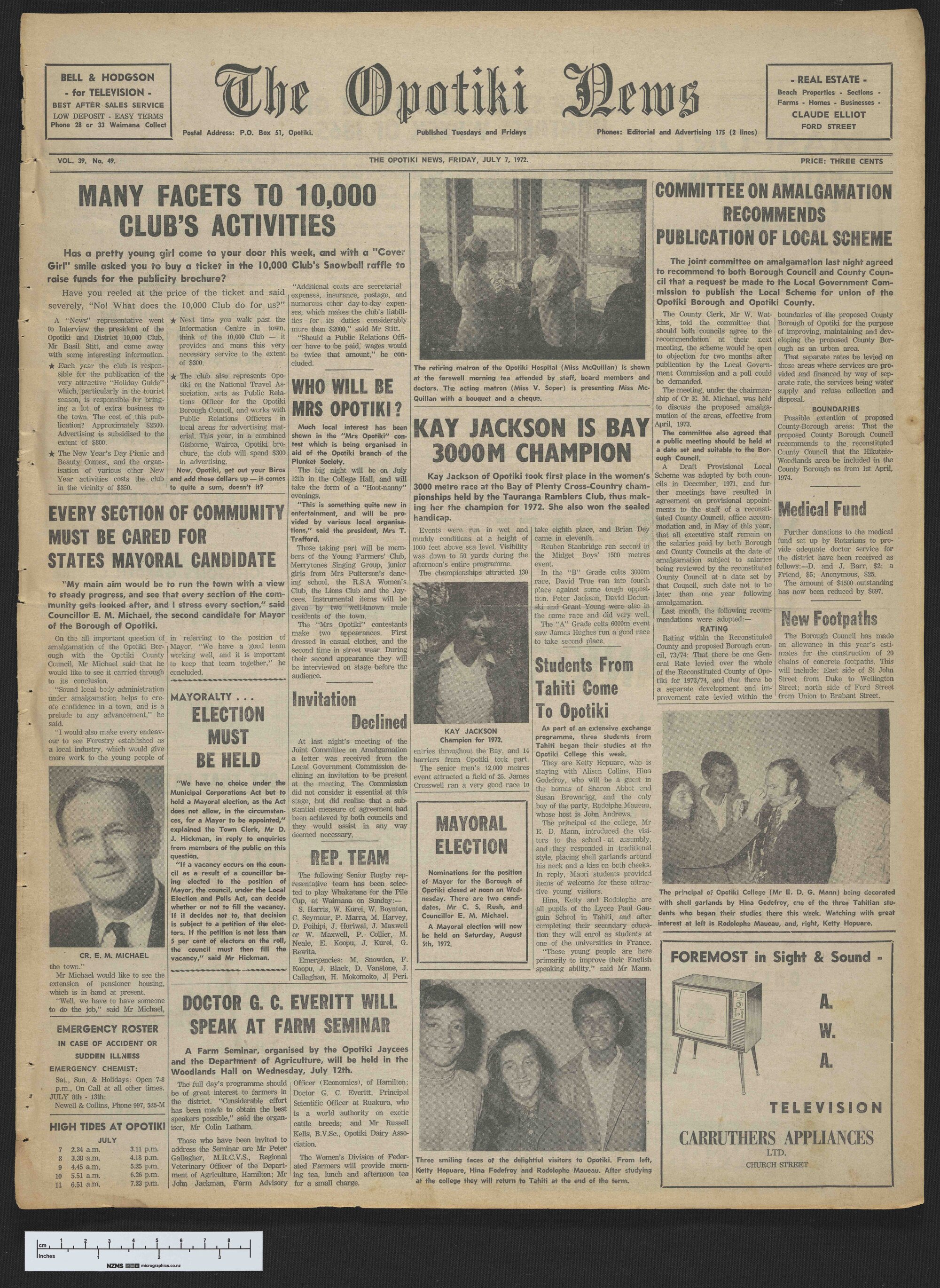 1972-07-07 Opotiki News