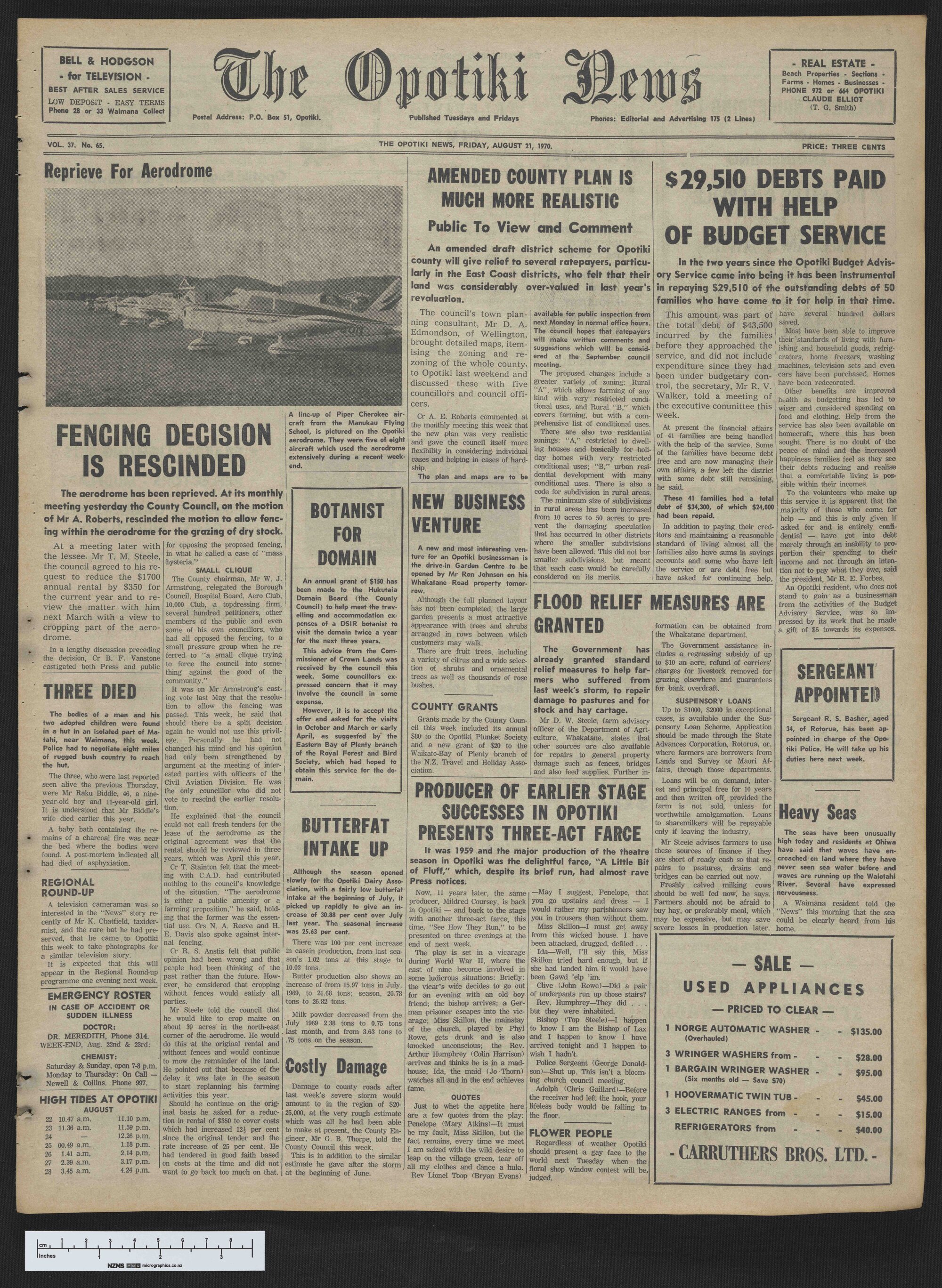 1970-08-21 Opotiki News