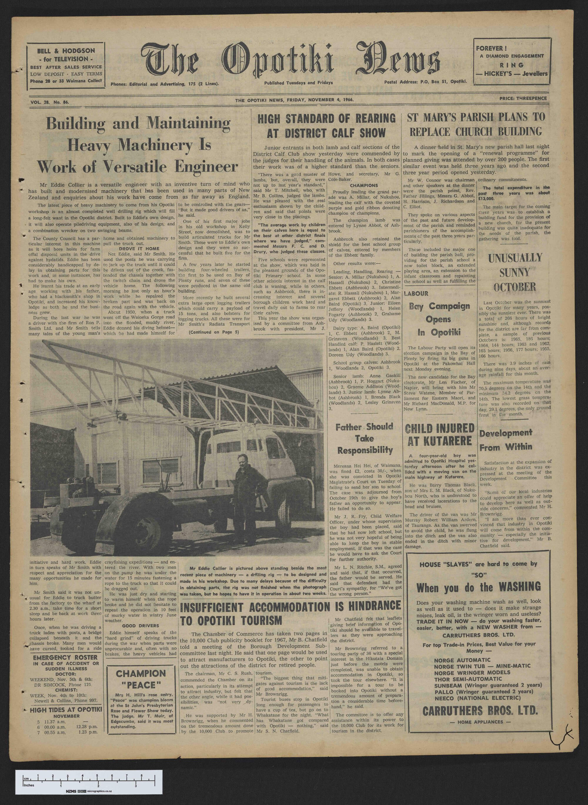 1966-11-04 Opotiki News