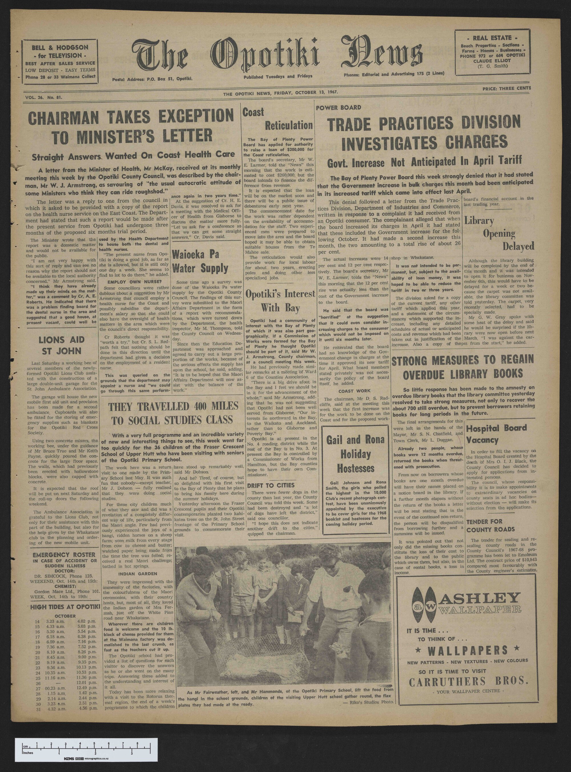 1967-10-13 Opotiki News