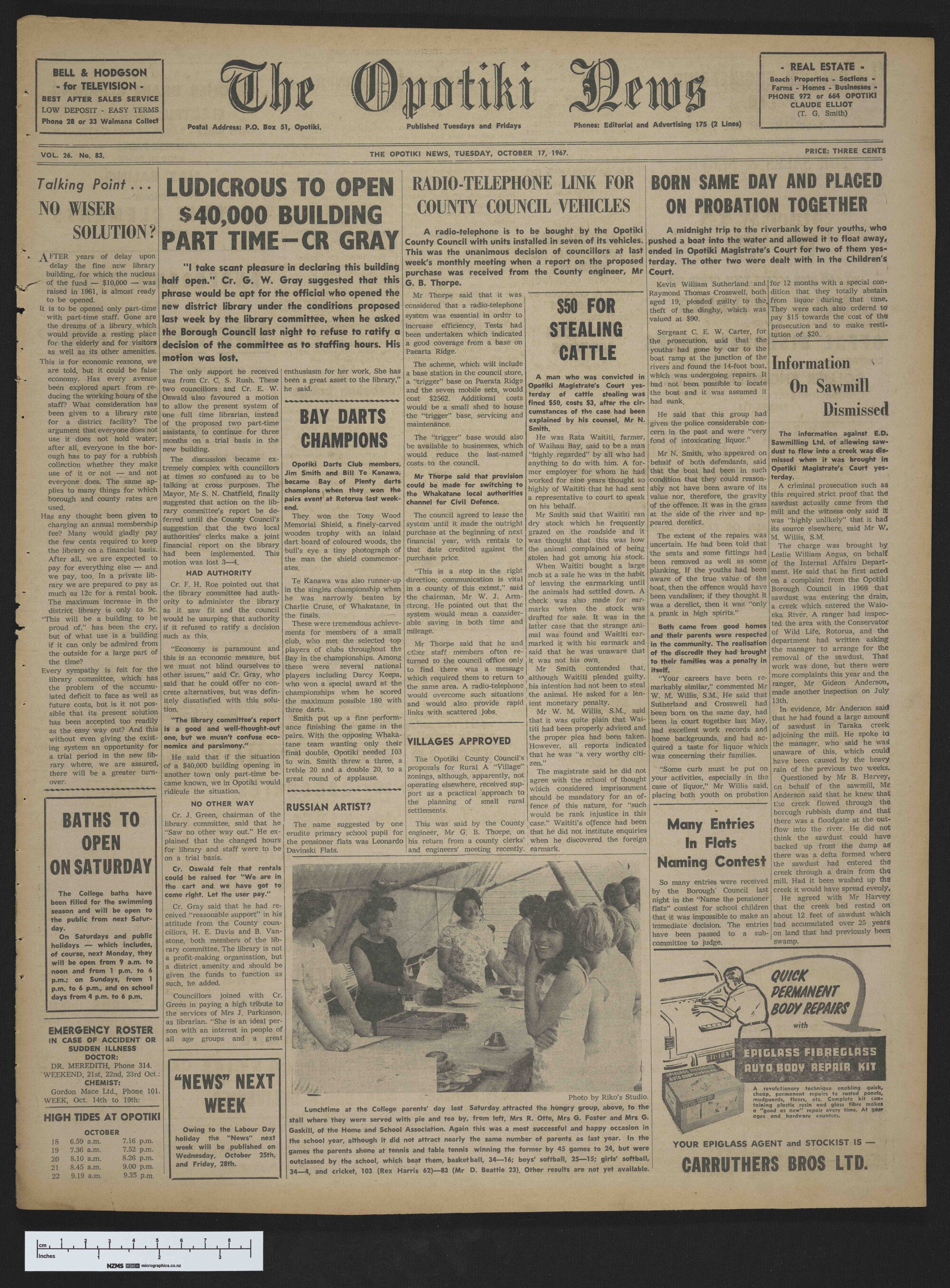 1967-10-17 Opotiki News