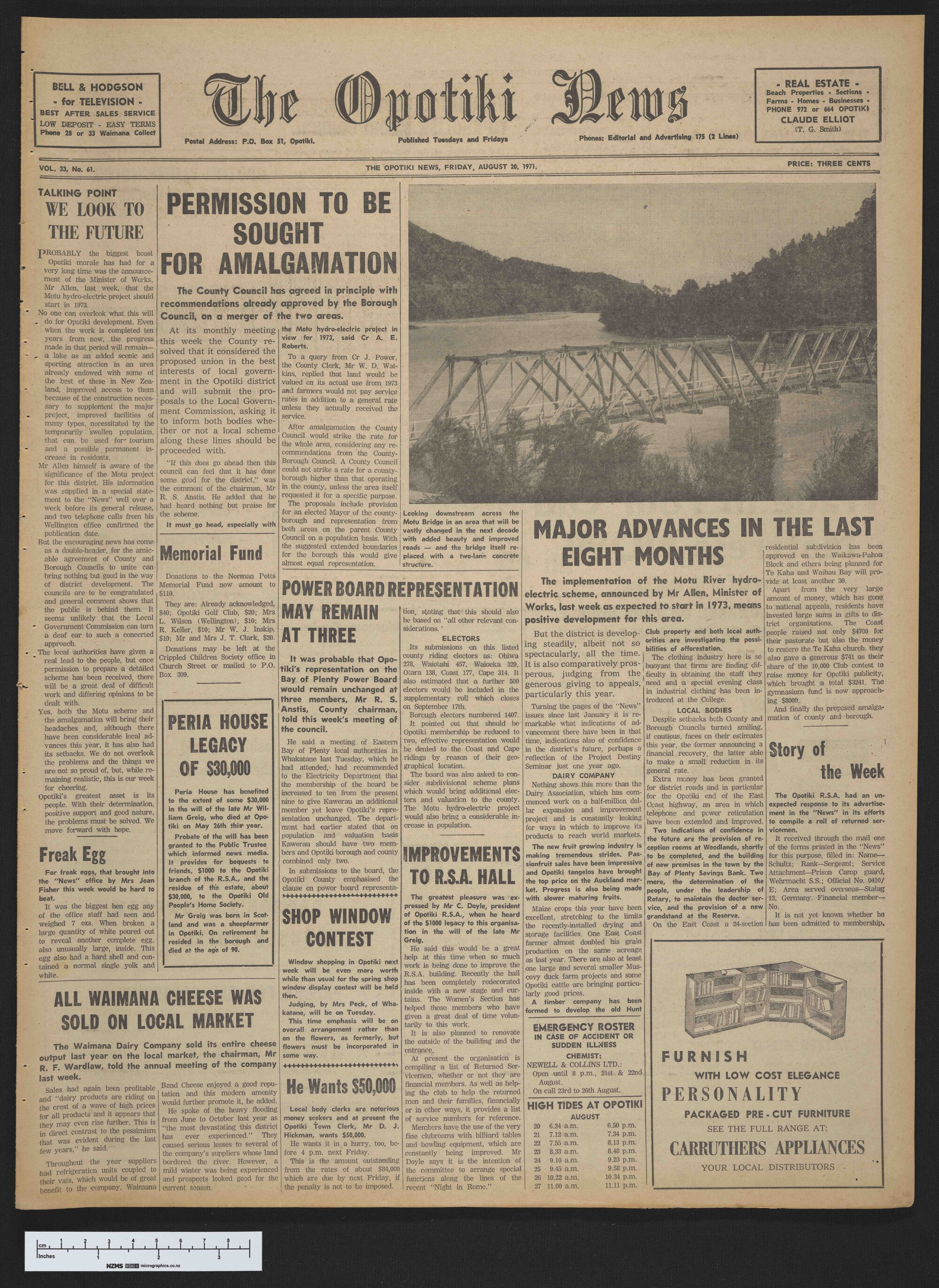 1971-08-20 Opotiki News