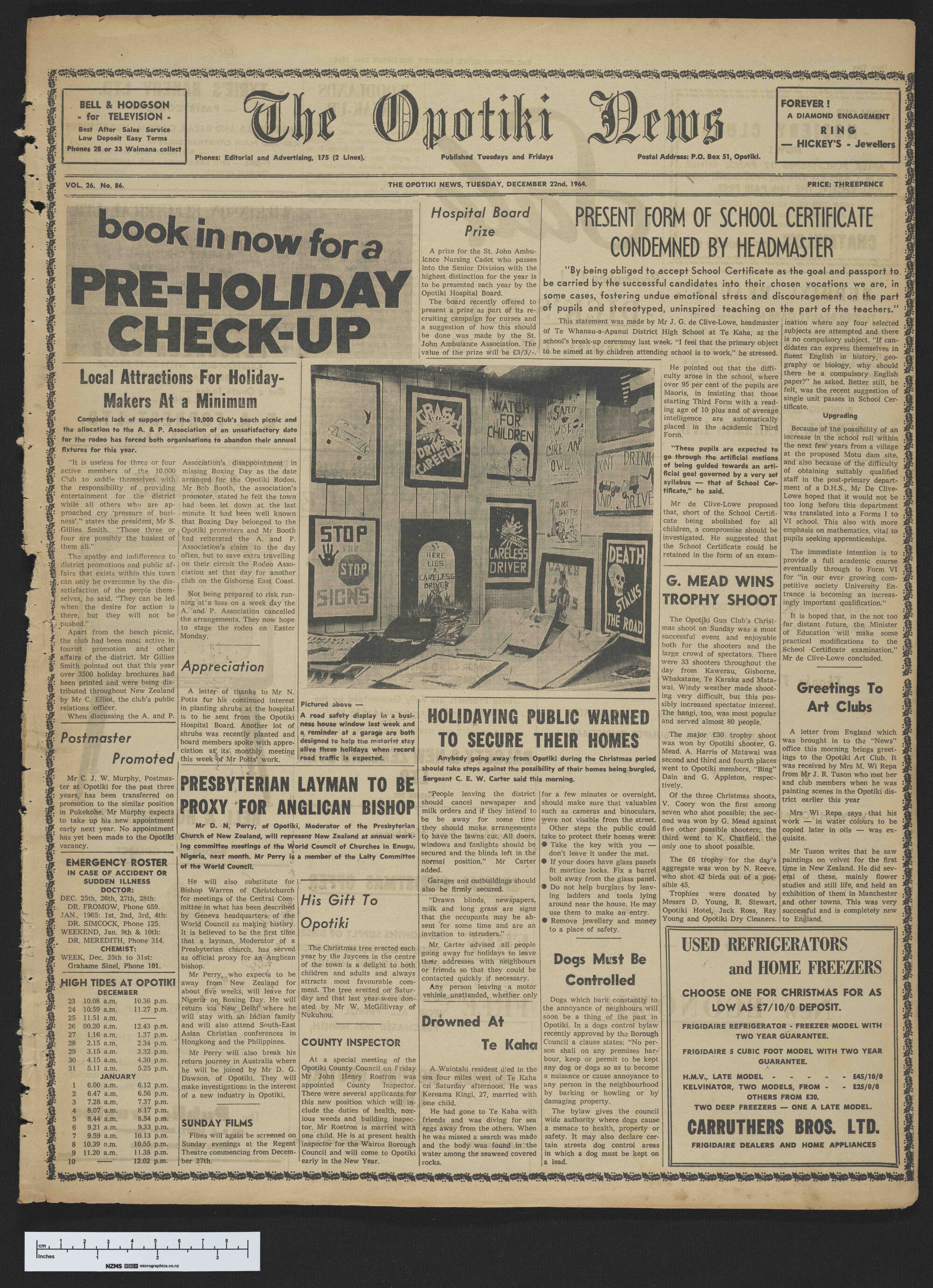 1964-12-22 Opotiki News