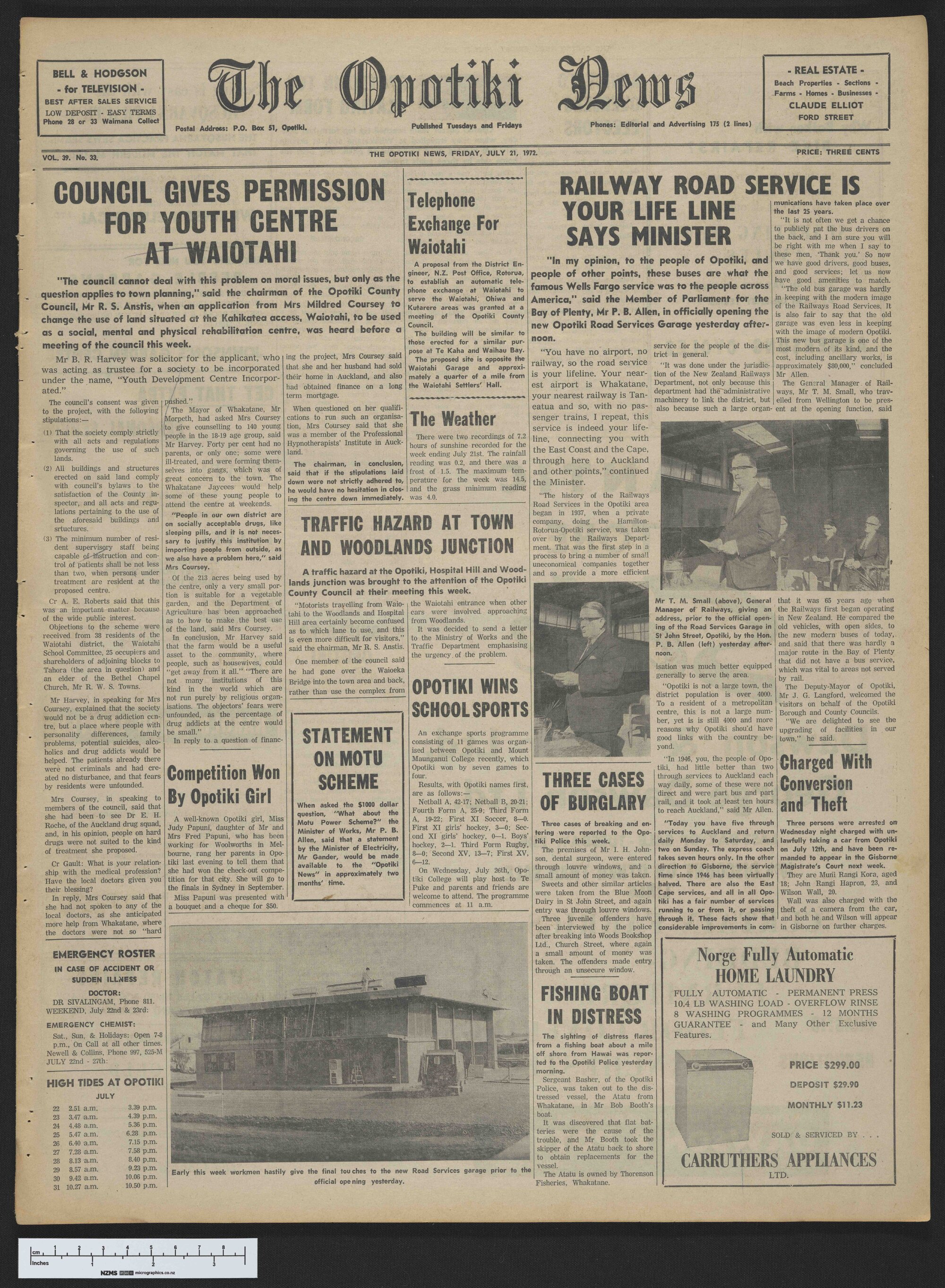 1972-07-21 Opotiki News