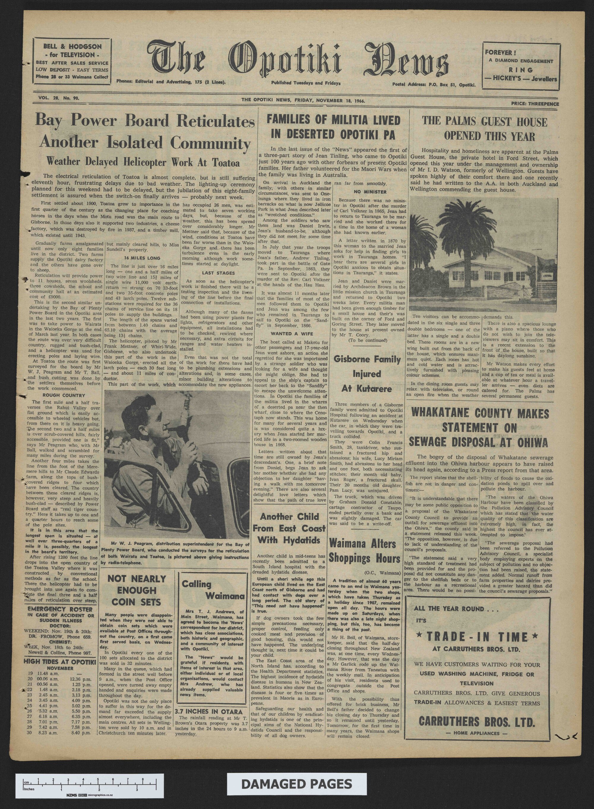 1966-11-18 Opotiki News
