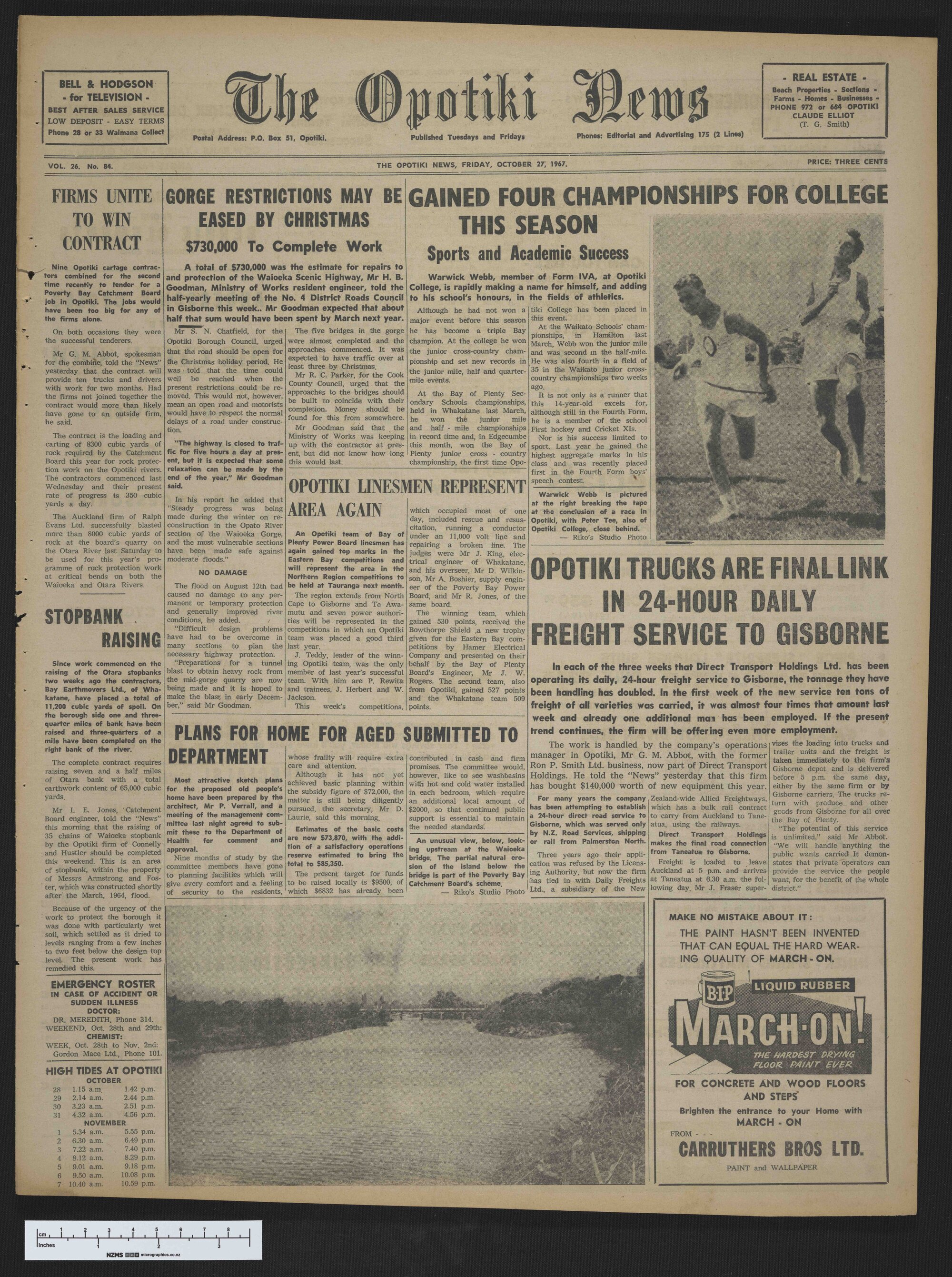 1967-10-27 Opotiki News