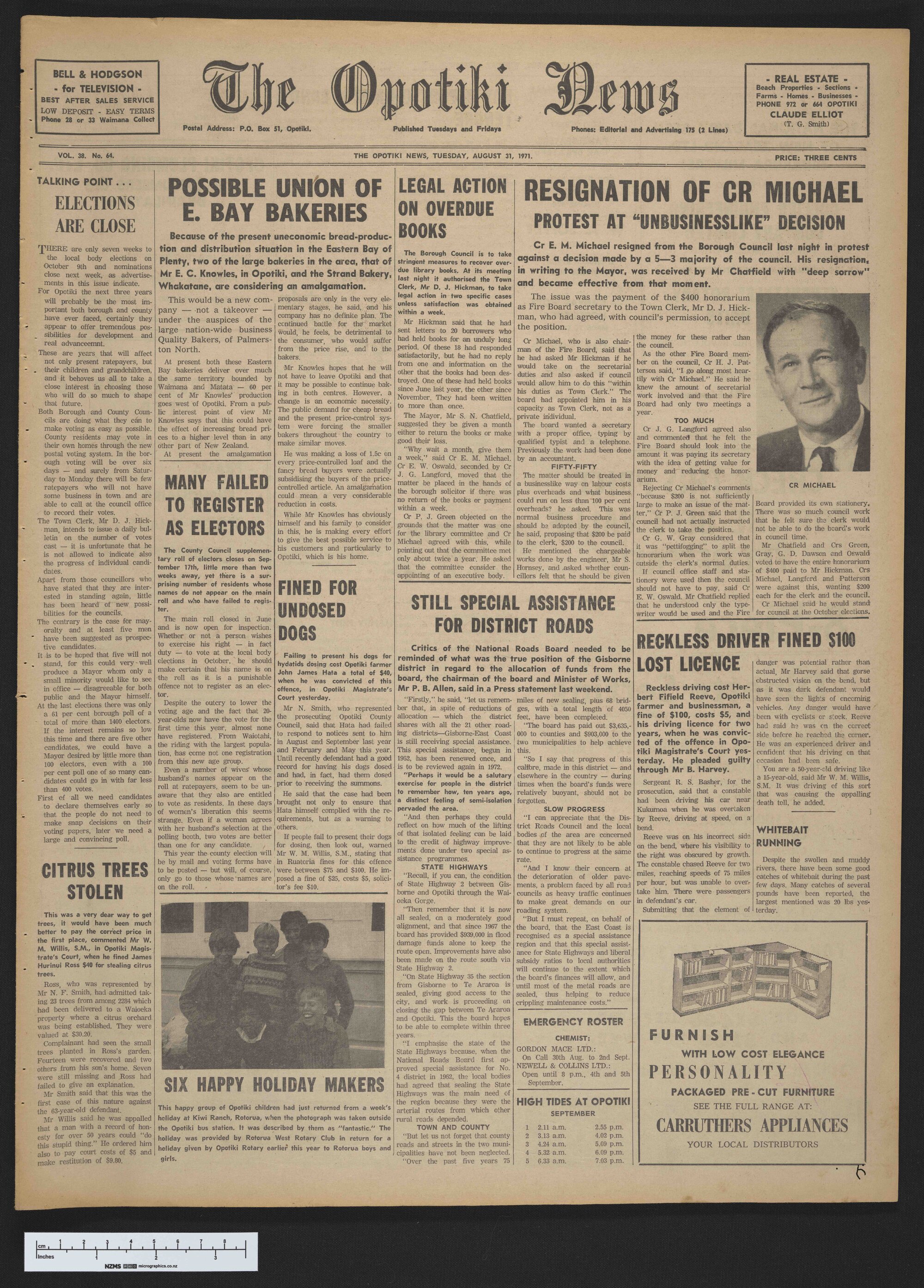 1971-08-31 Opotiki News
