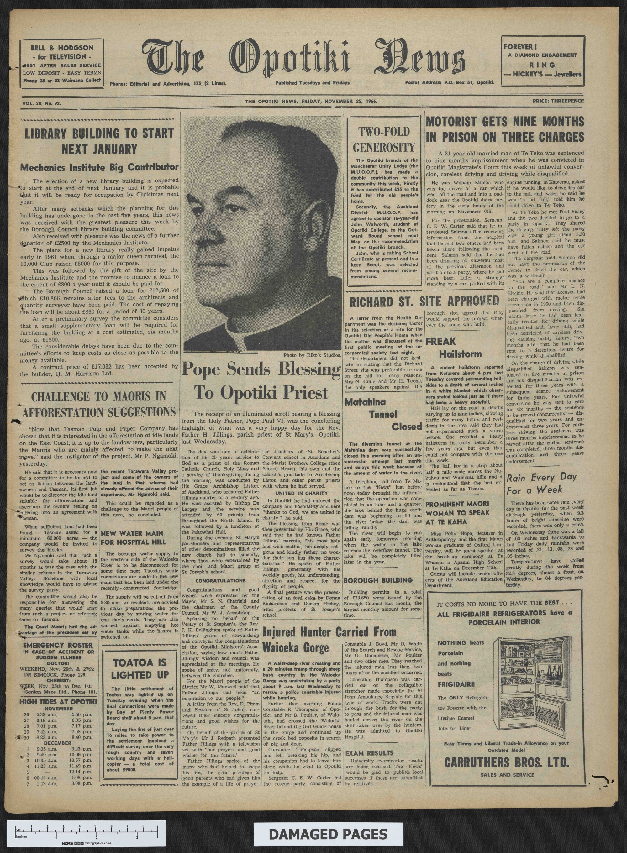 1966-11-25 Opotiki News