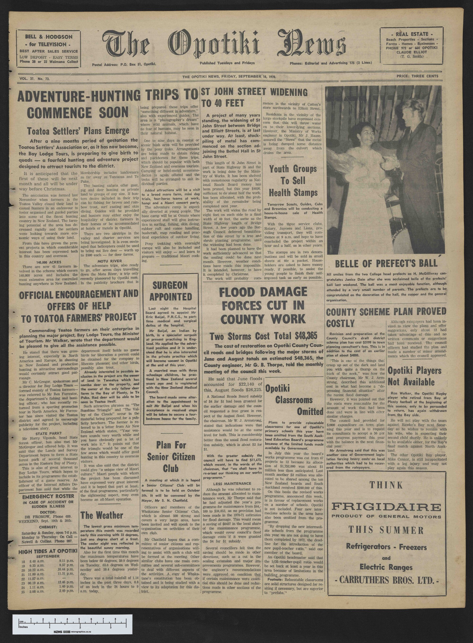 1970-09-18 Opotiki News