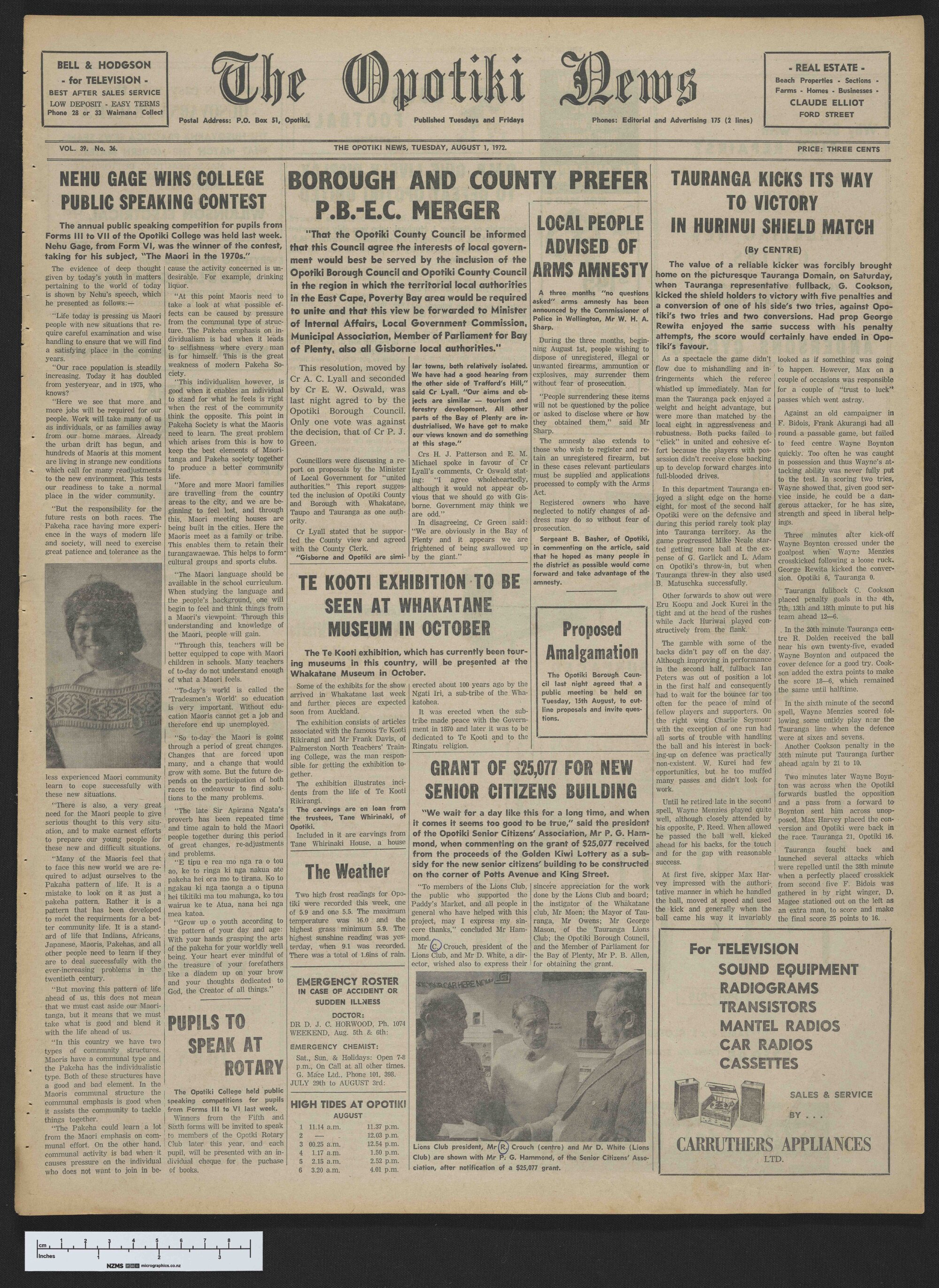 1972-08-01 Opotiki News